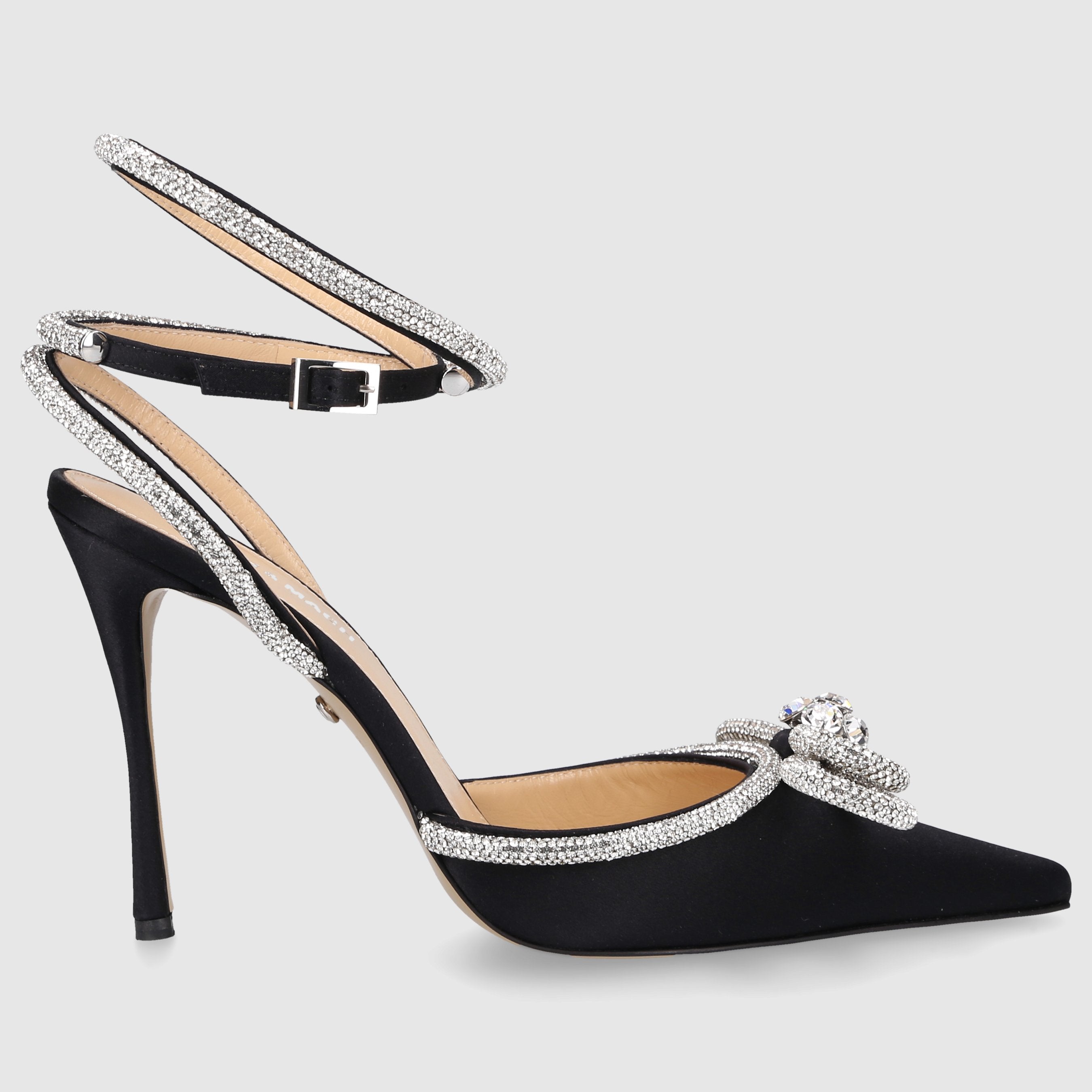 Mach & Mach Damen Pumps DOUBLE BOW Satin