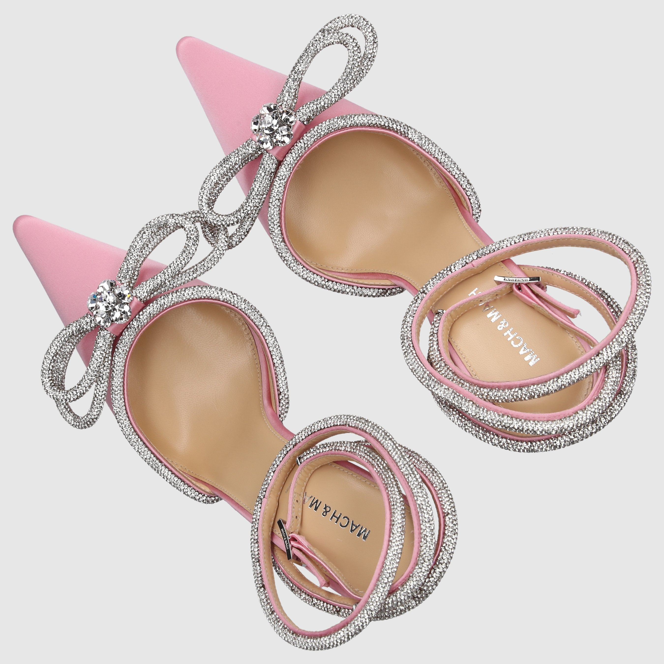 Mach & Mach Damen Pumps DOUBLE BOW Satin