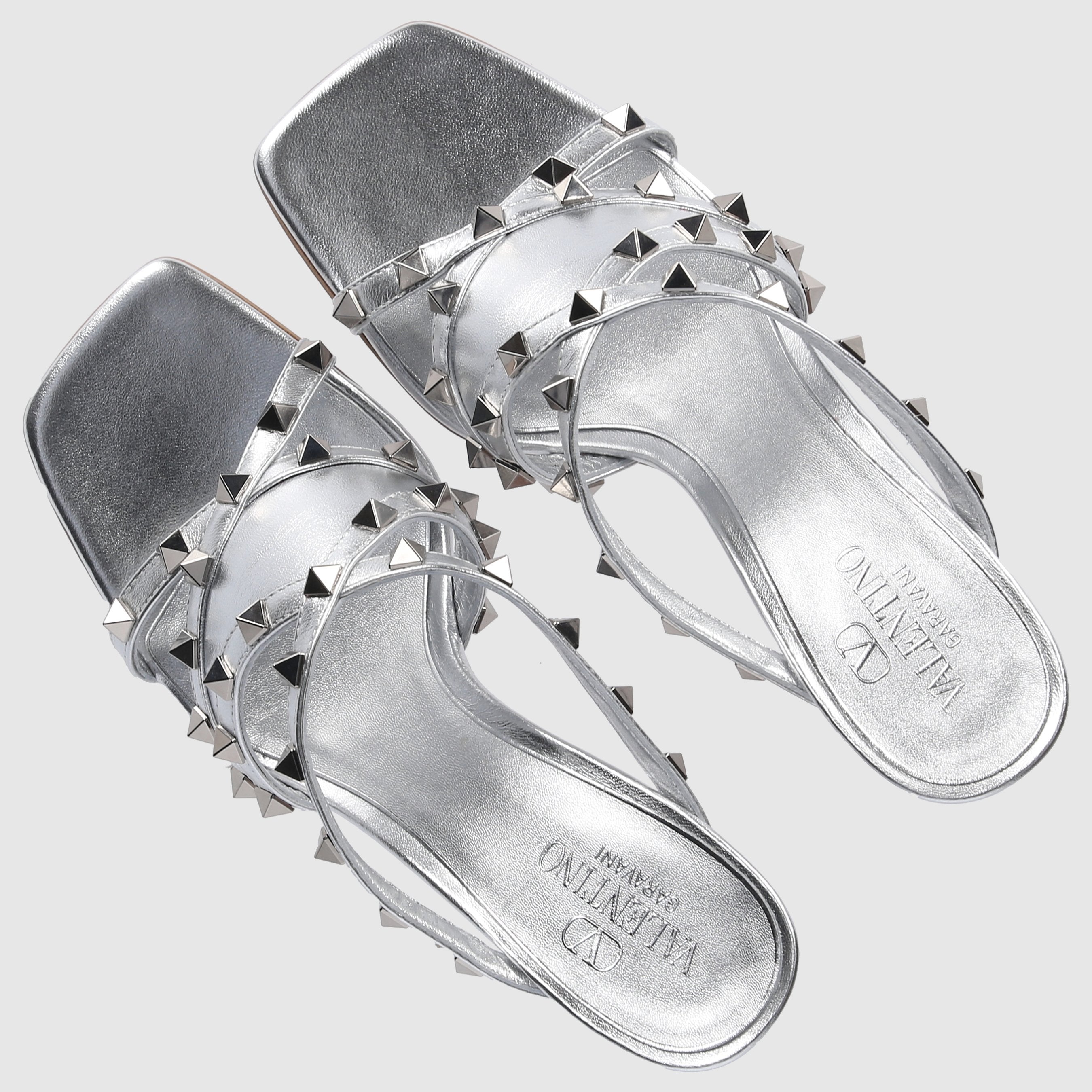 Valentino Garavani Damen Sandalen ROCKSTUD Nappaleder
