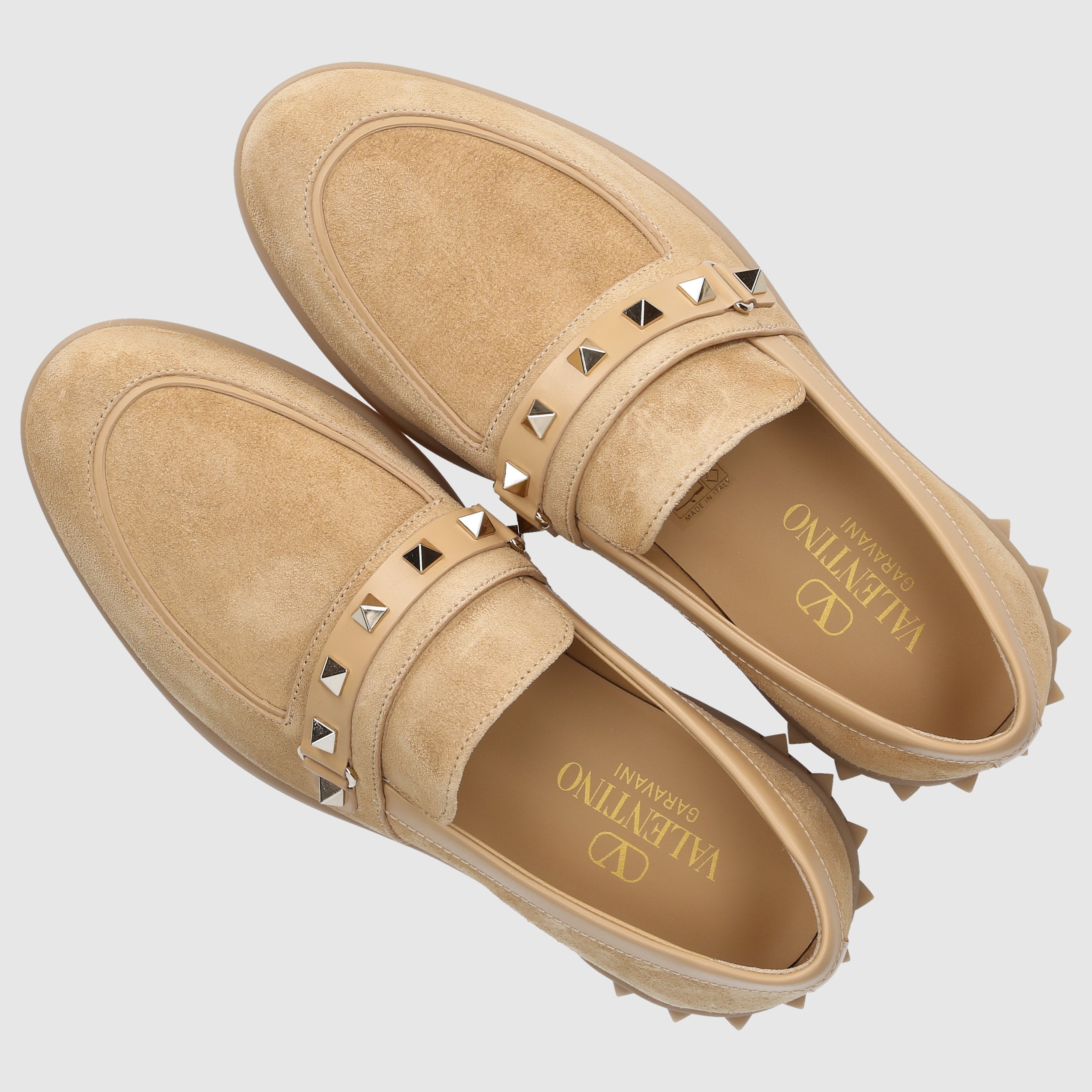 Valentino Garavani Damen Loafer LEISURE FLOWS Veloursleder