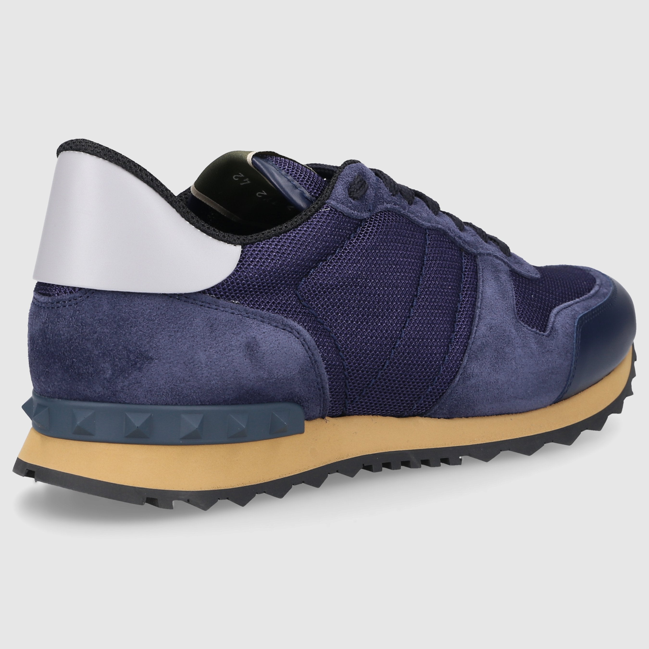 Valentino Garavani Herren Sneaker low ROCKRUNNER Veloursleder Textil