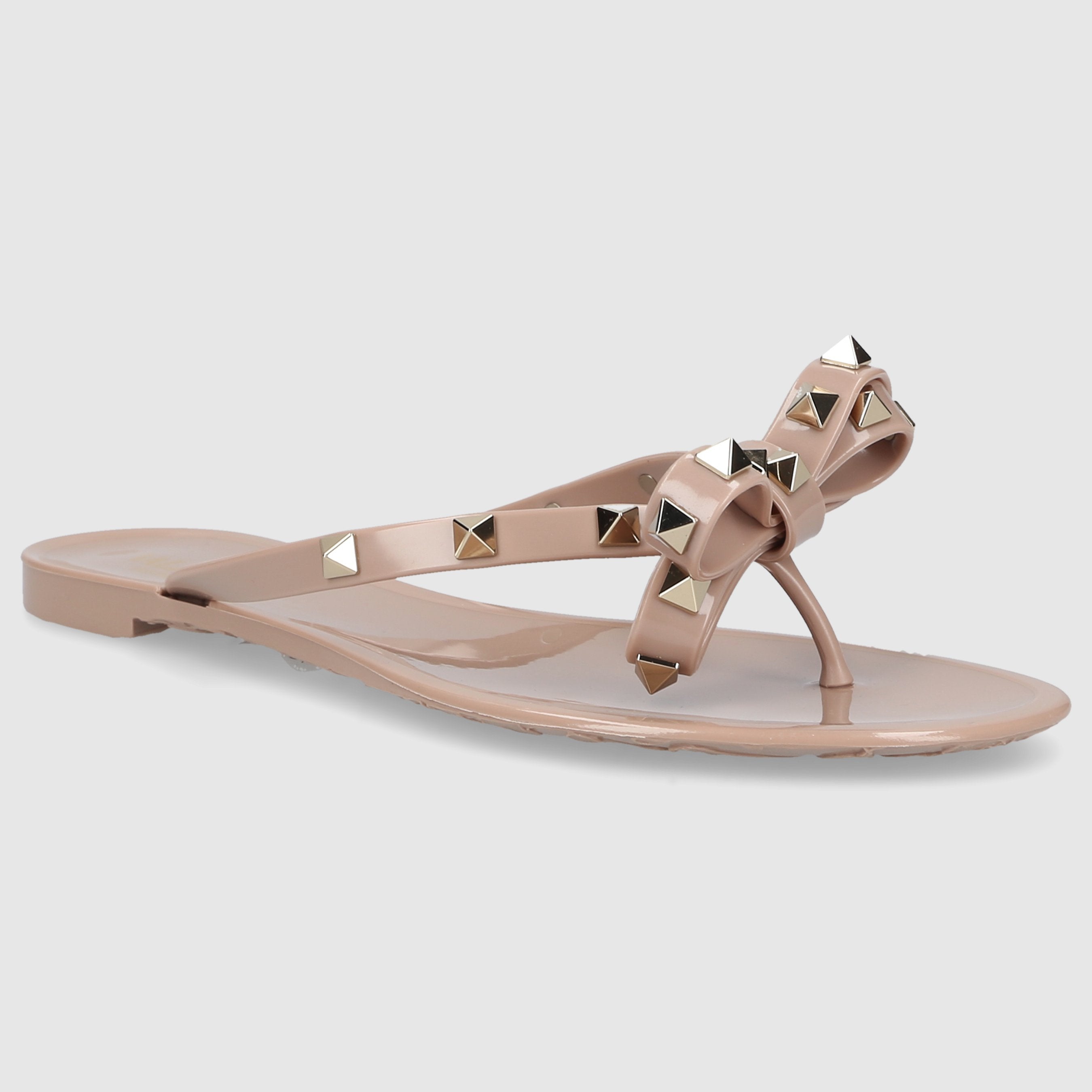 Valentino Garavani Damen Zehentrenner FLIPFLOPS ROCKSTUD PVC