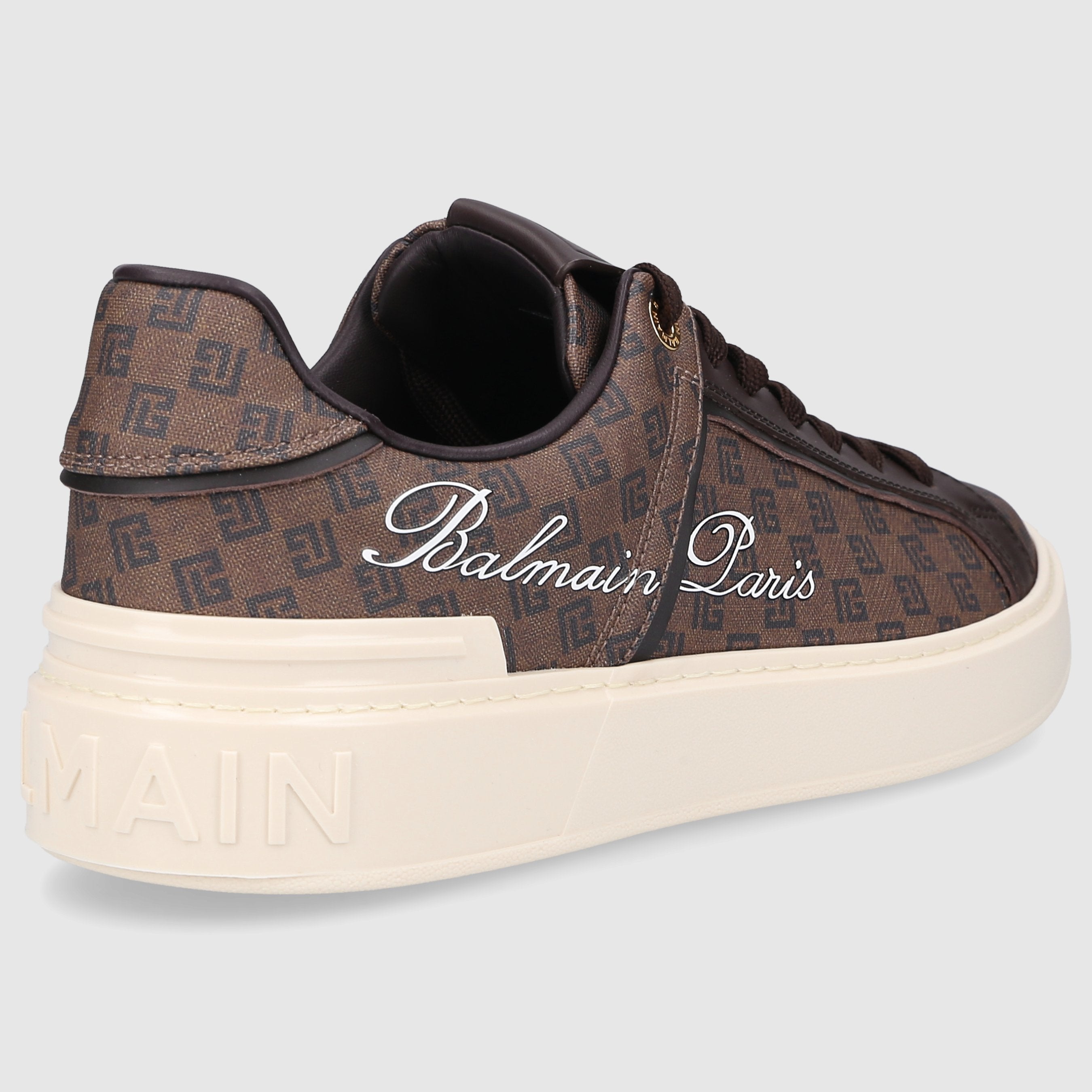 Balmain Damen Sneaker low B-COURT Kalbsleder Kunststoff