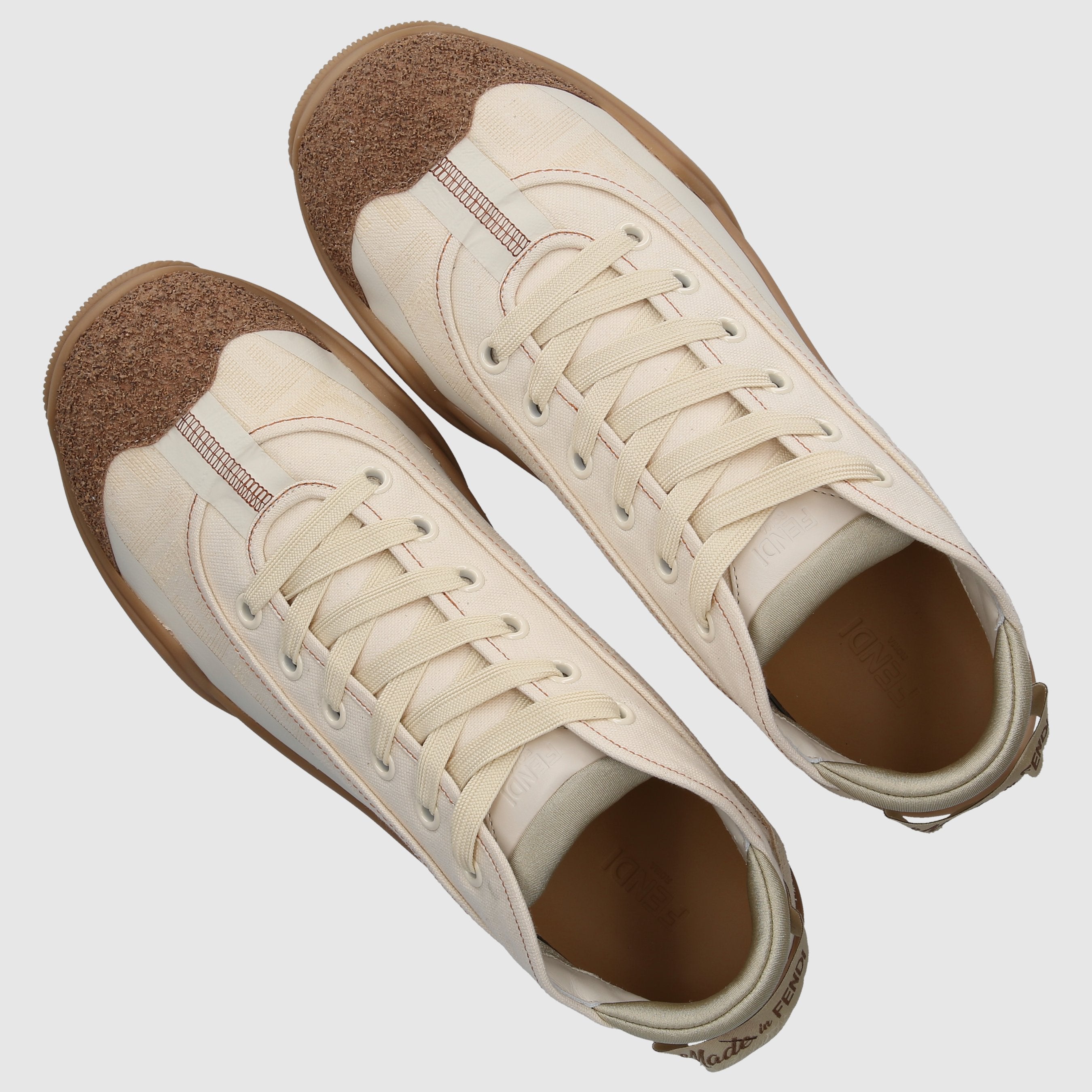 FENDI Herren Sneaker low LAB Textil