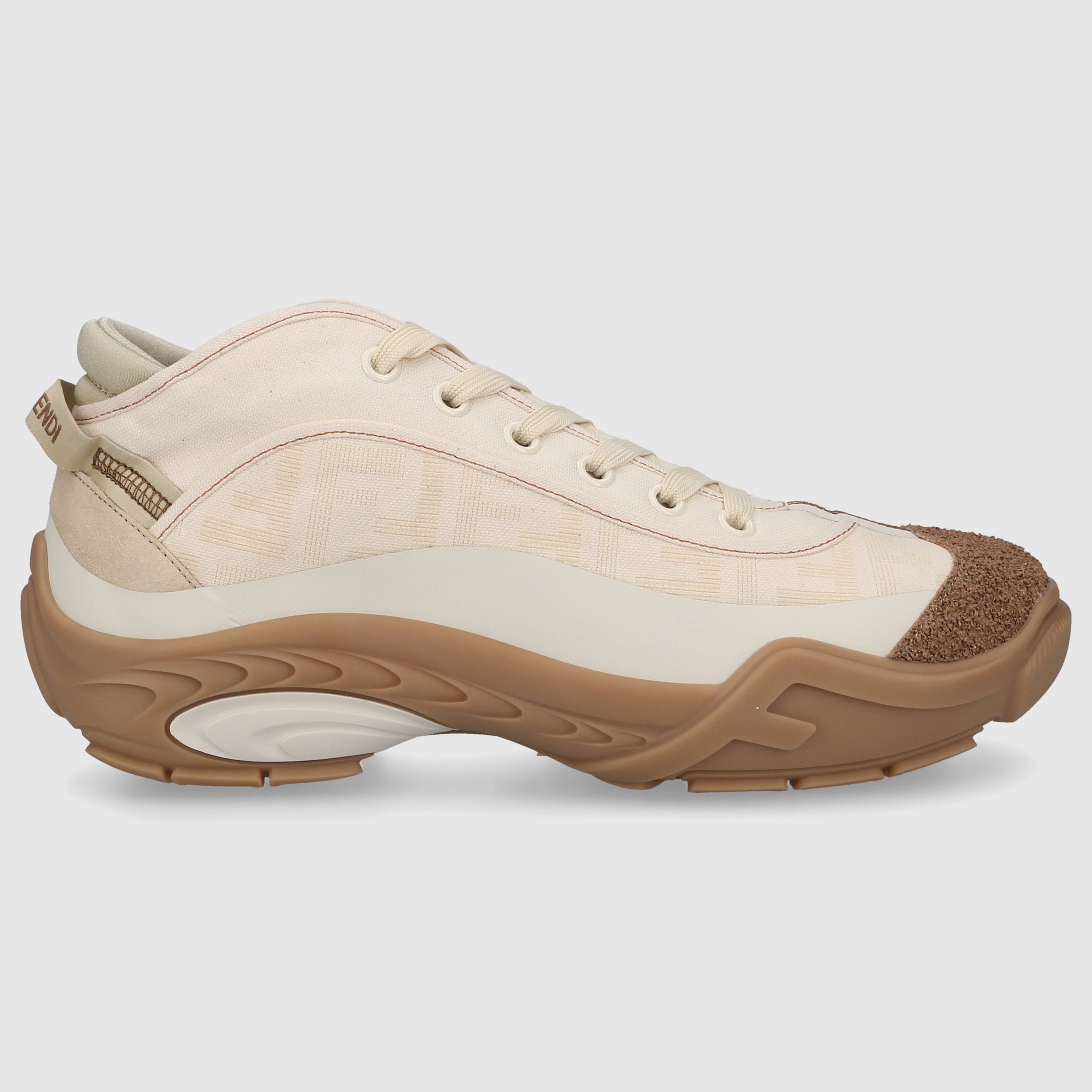 FENDI Herren Sneaker low LAB Textil