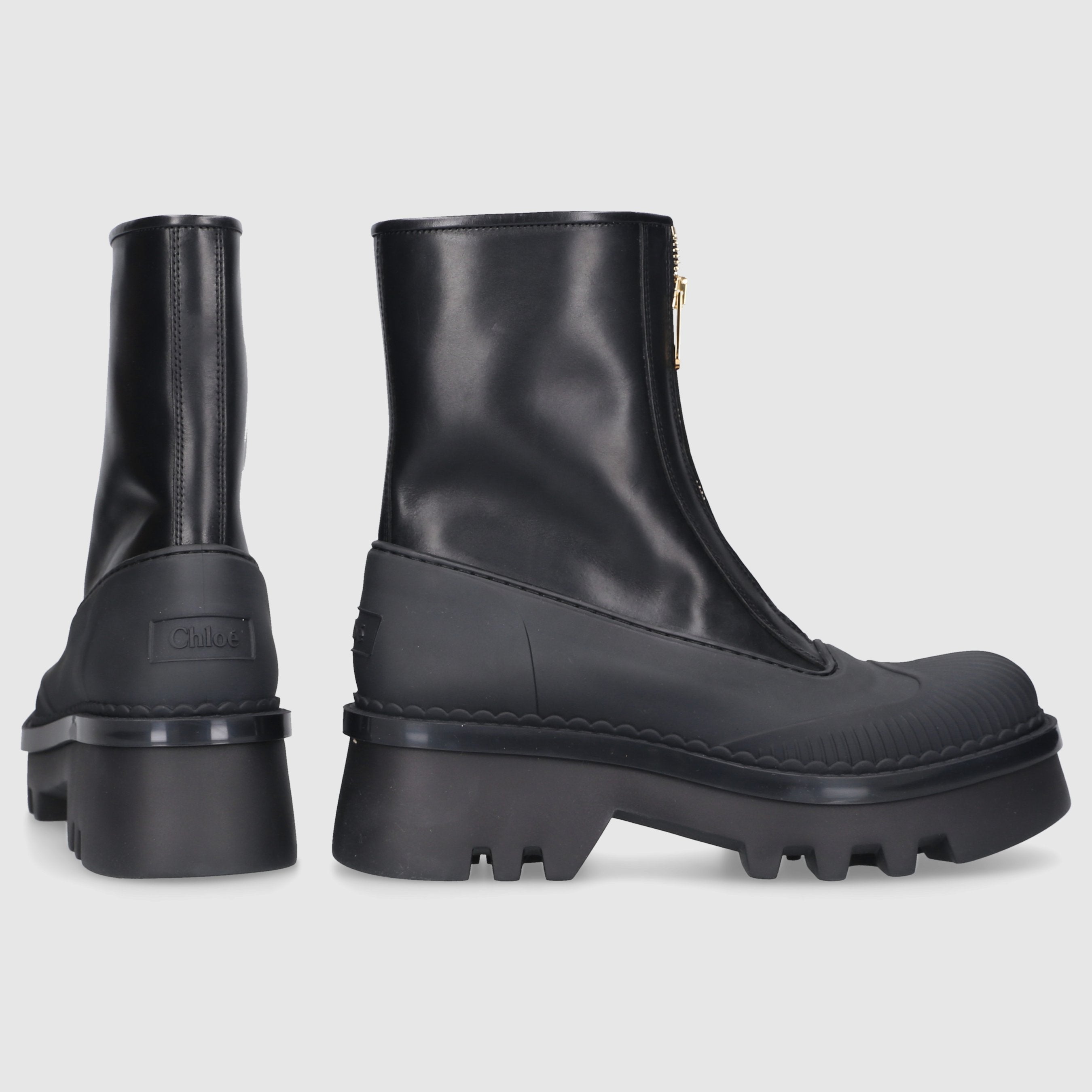 Chloé Damen Stiefeletten RAINA Kalbsleder Gummi