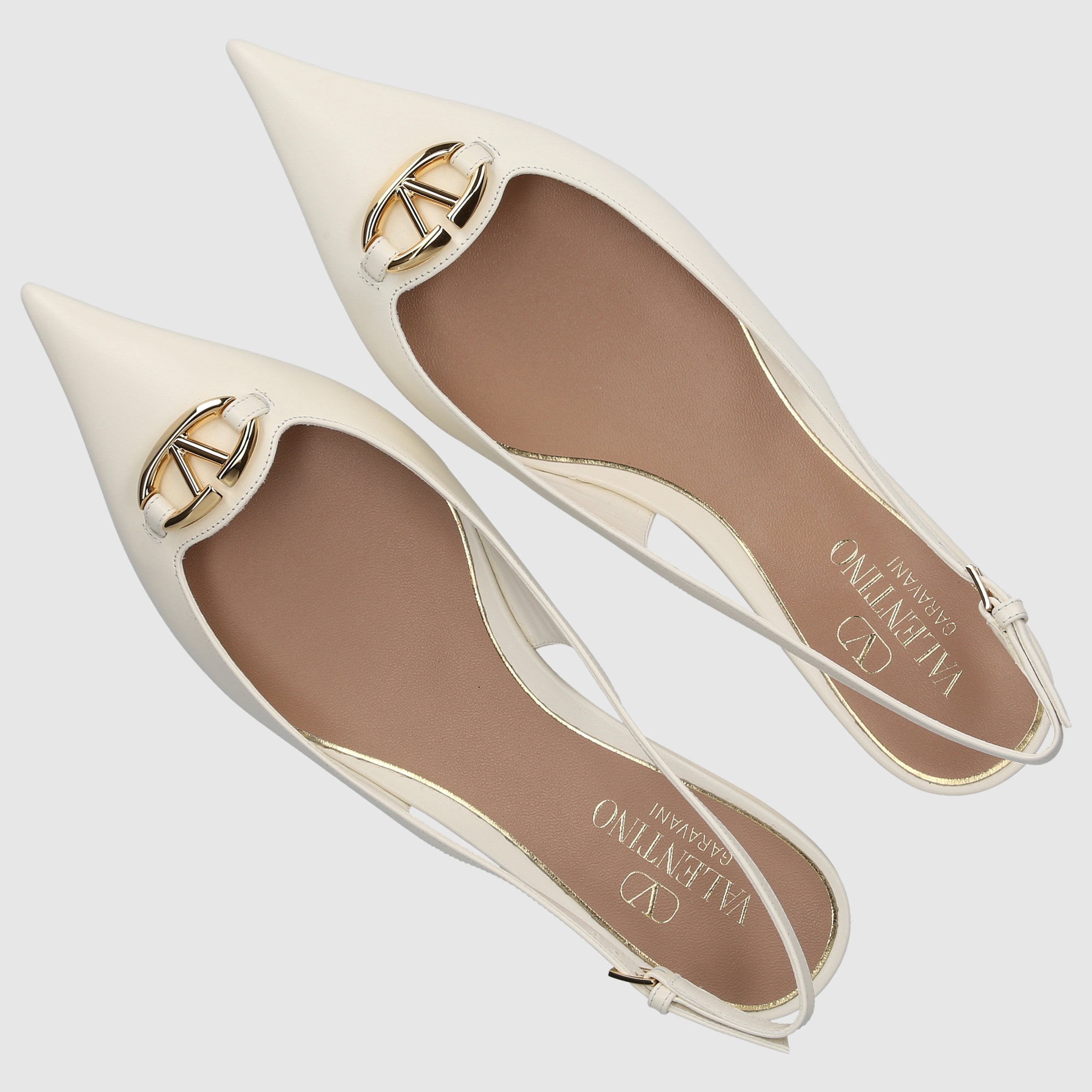 Valentino Garavani Damen Ballerinas VLOGO  Nappaleder