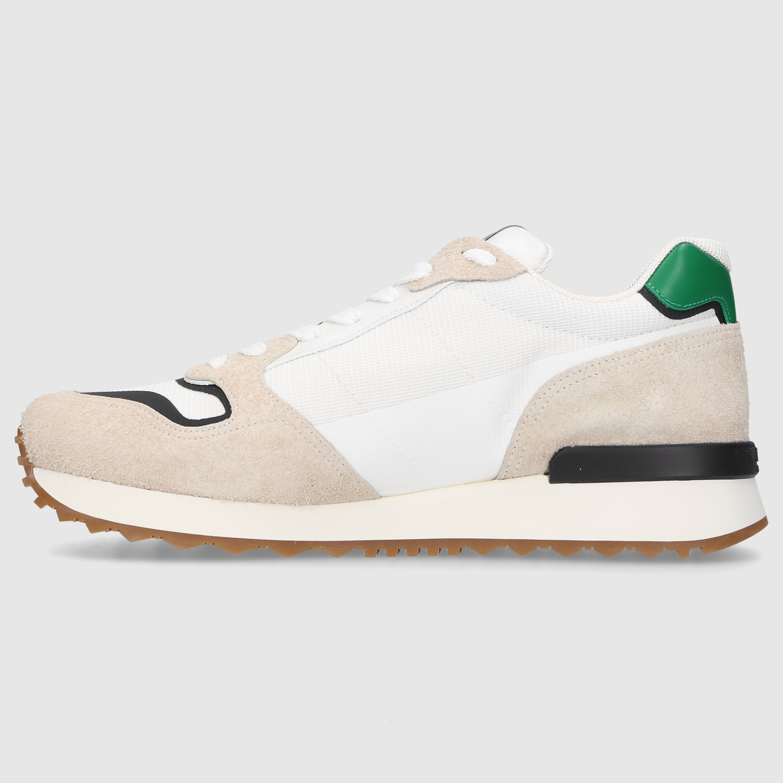 Valentino Garavani Herren Sneaker low 5Y2S0H17 Veloursleder Mesh weiß-kombi