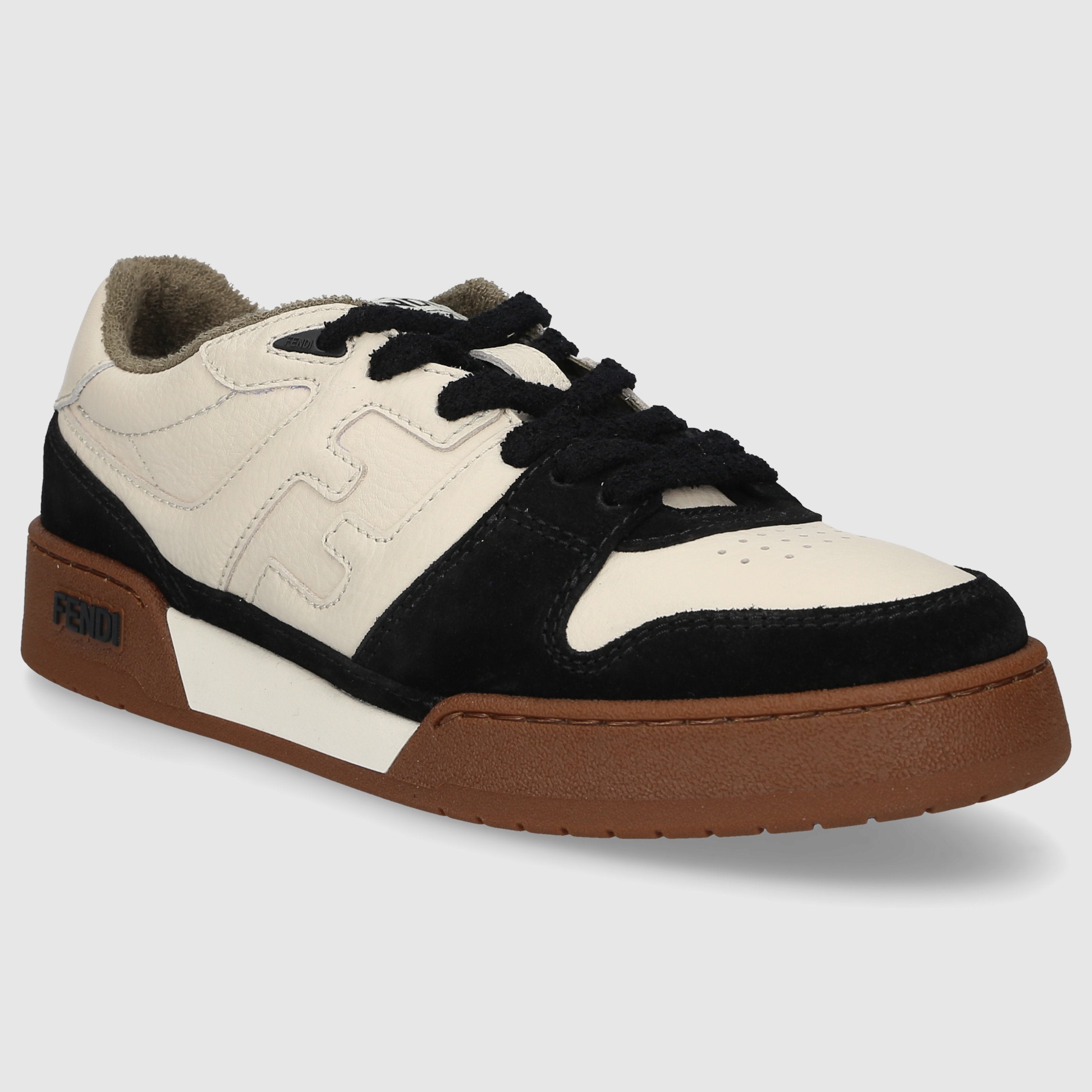 FENDI Damen Sneaker low MATCH Kalbsleder weiß-kombi