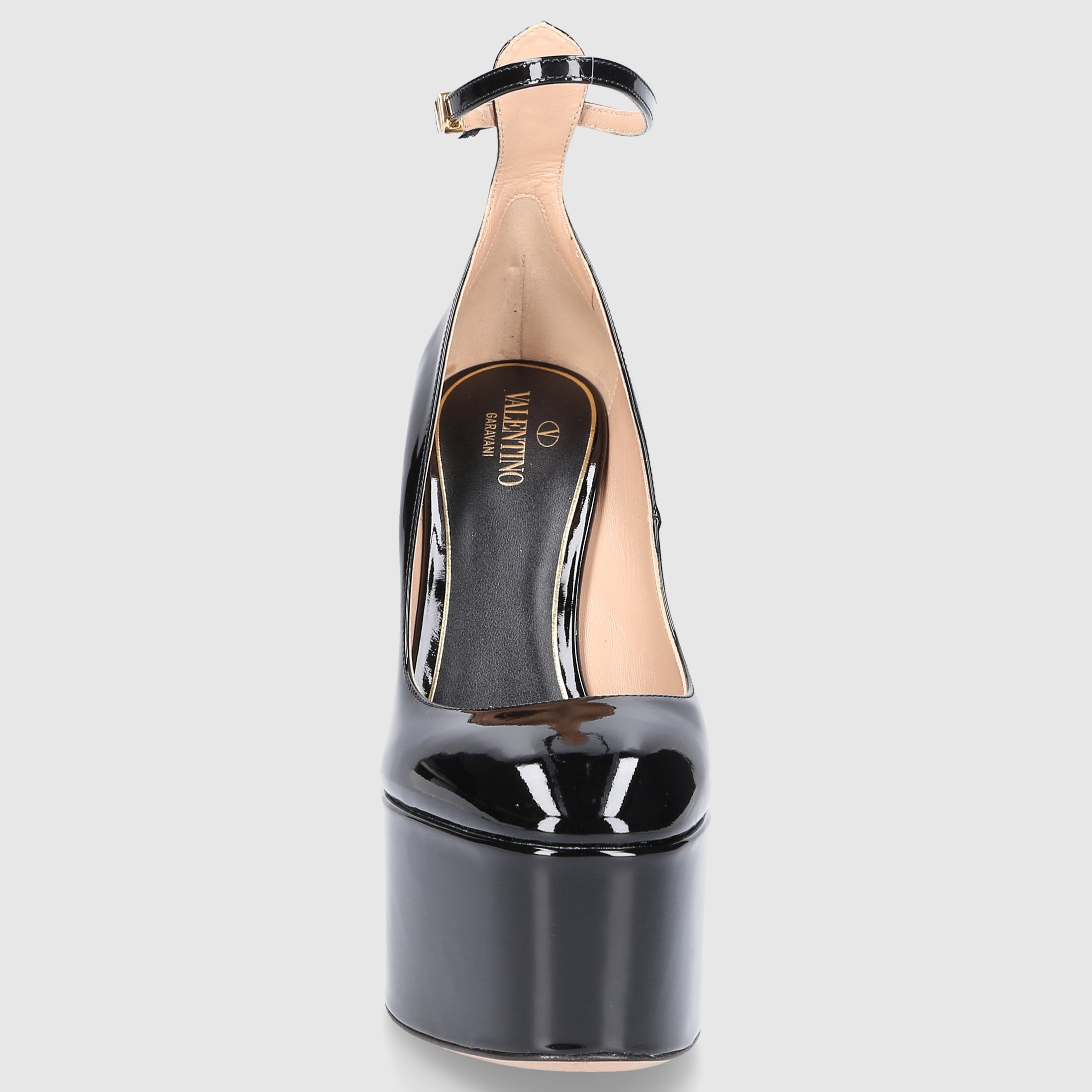 Valentino Garavani Damen Pumps TAN-GO Lackleder