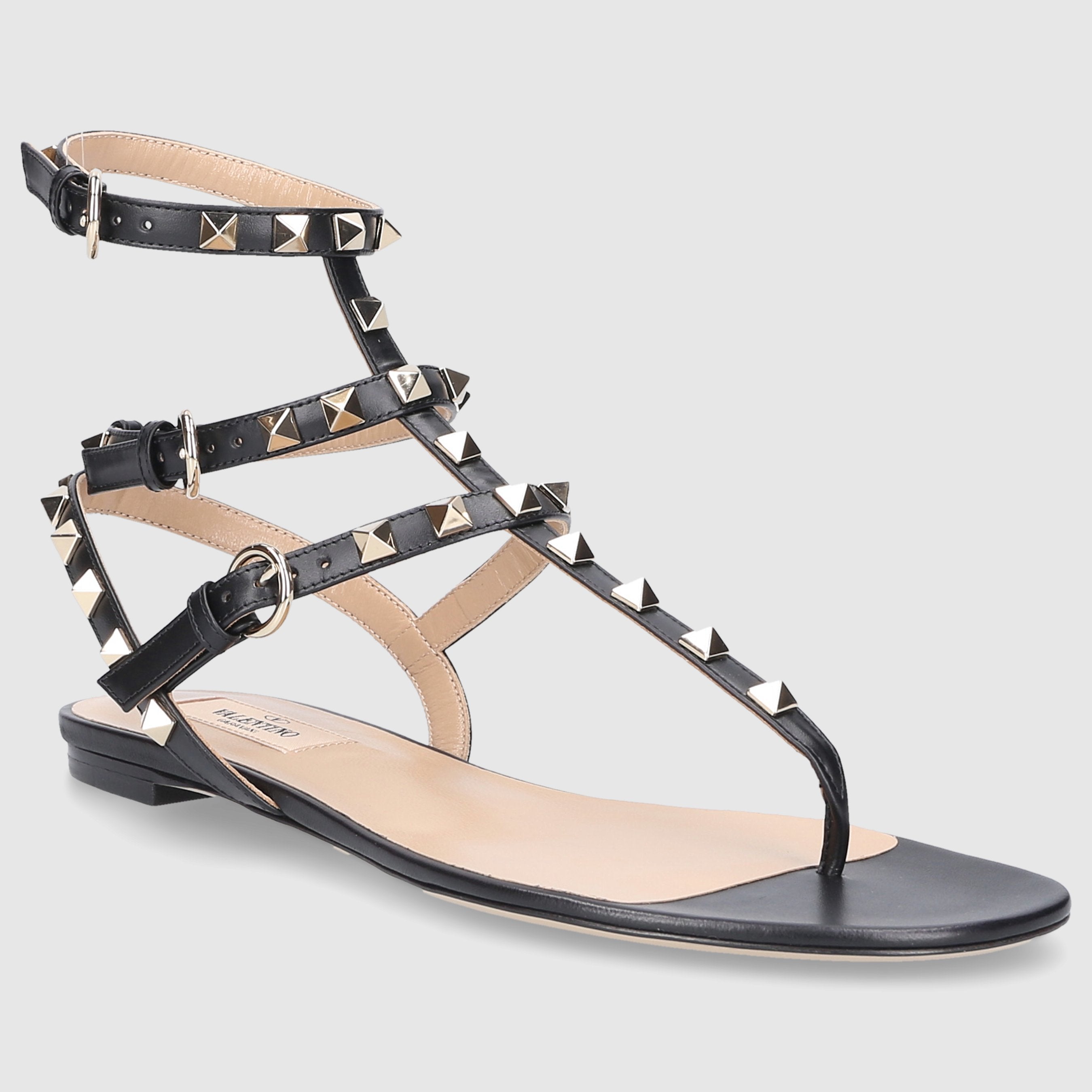 Valentino Garavani Damen Zehentrenner ROCKSTUD Nieten