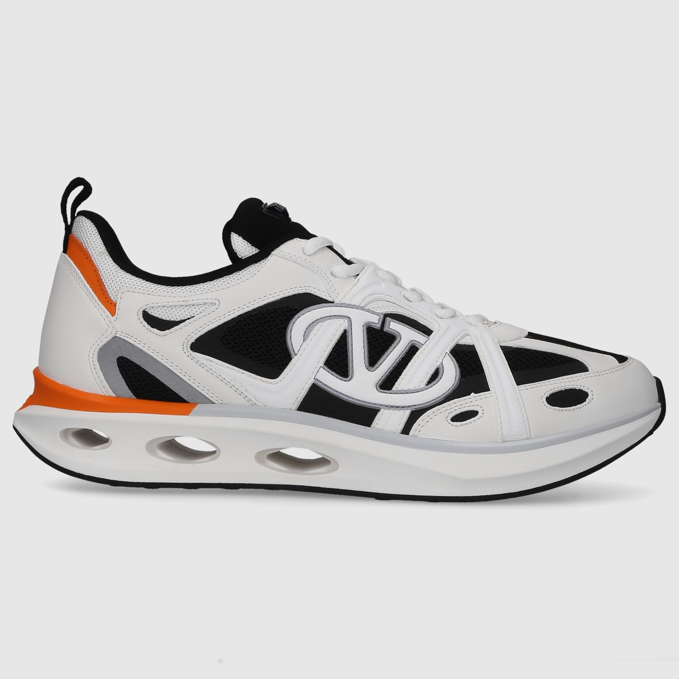 Valentino Garavani Herren Sneaker low 5Y2S0I25 Kalbsleder Mesh weiß-kombi