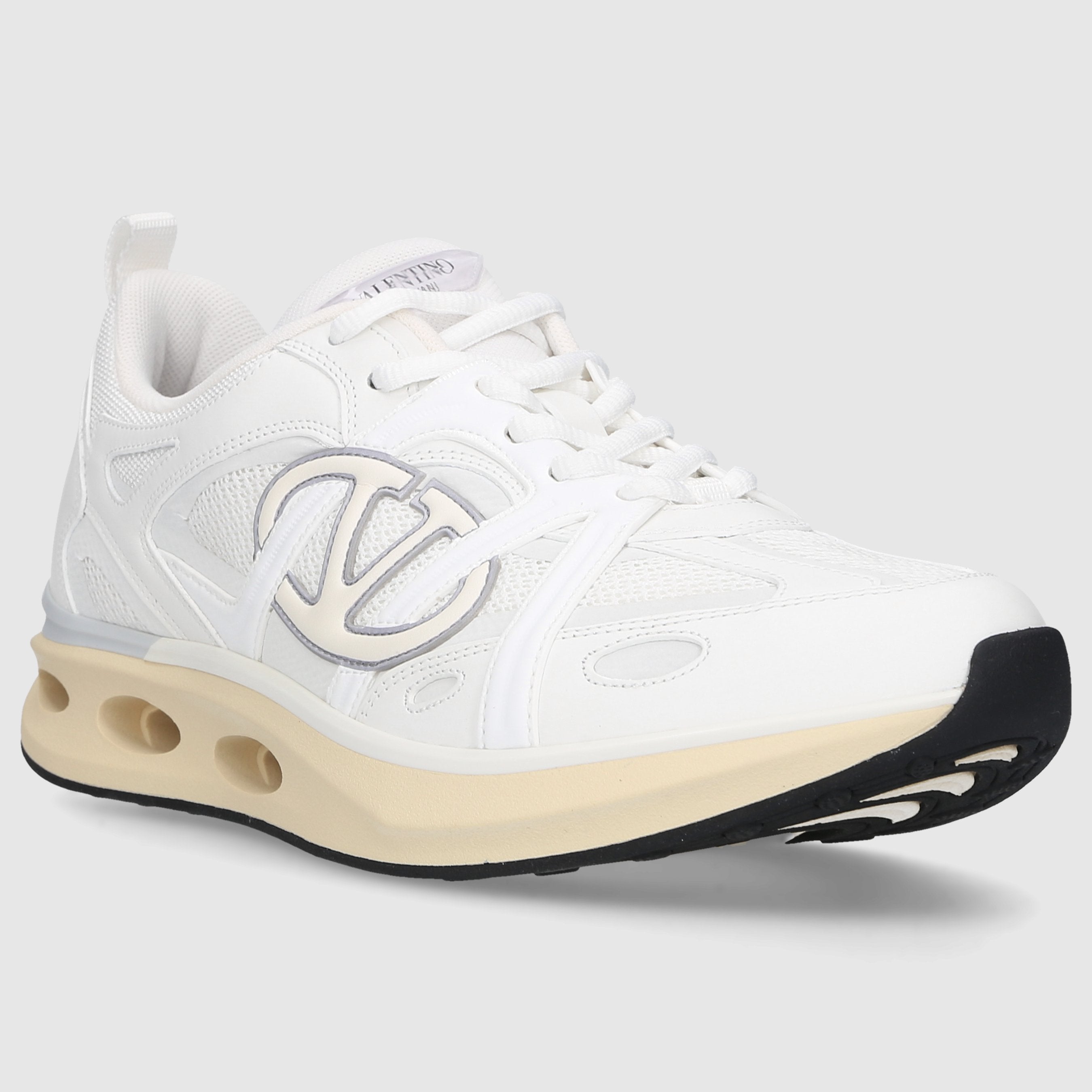 Valentino Garavani Herren Sneaker low 5Y2S0I25 Kalbsleder Mesh weiß-kombi