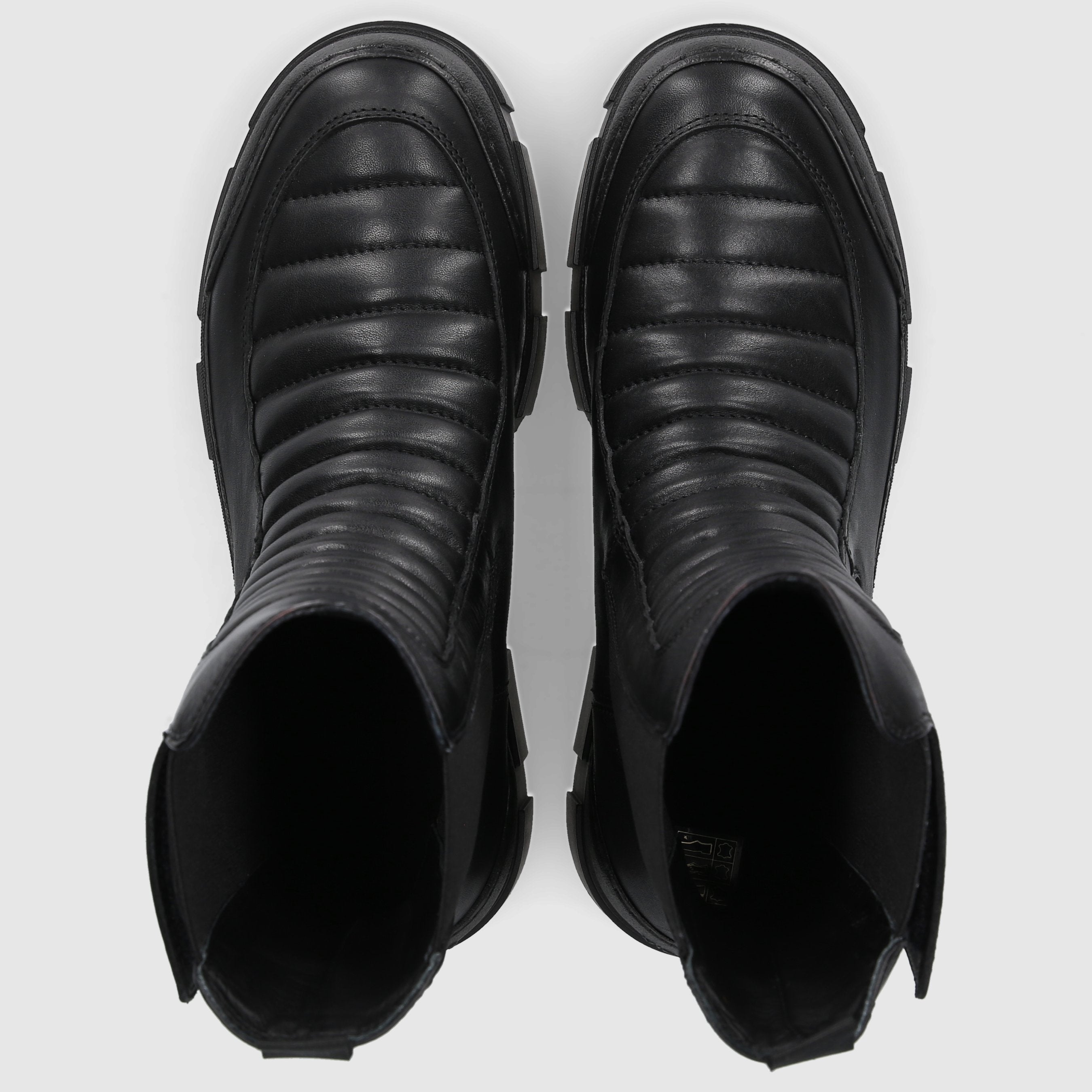 Vic Matié Damen Stiefeletten GOSPEL Kalbsleder schwarz