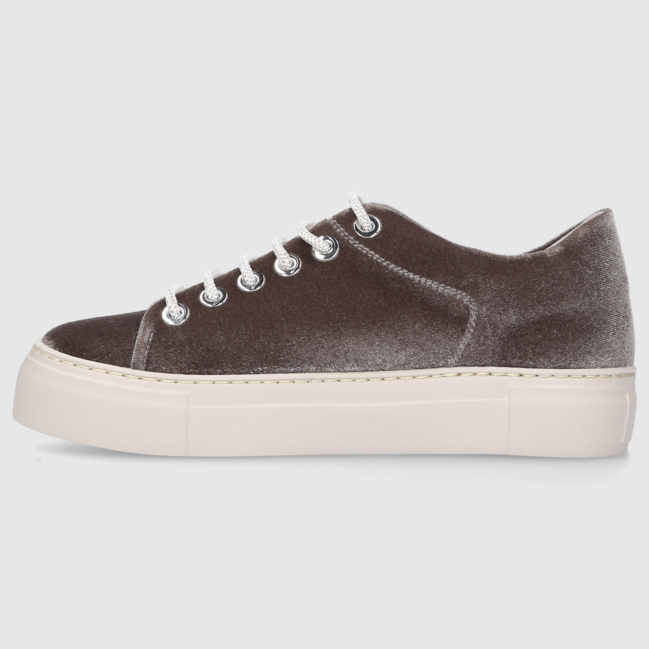 AGL Attilio Giusti Leombruni Damen Damenschuhe D925282 Samt grau-kombi