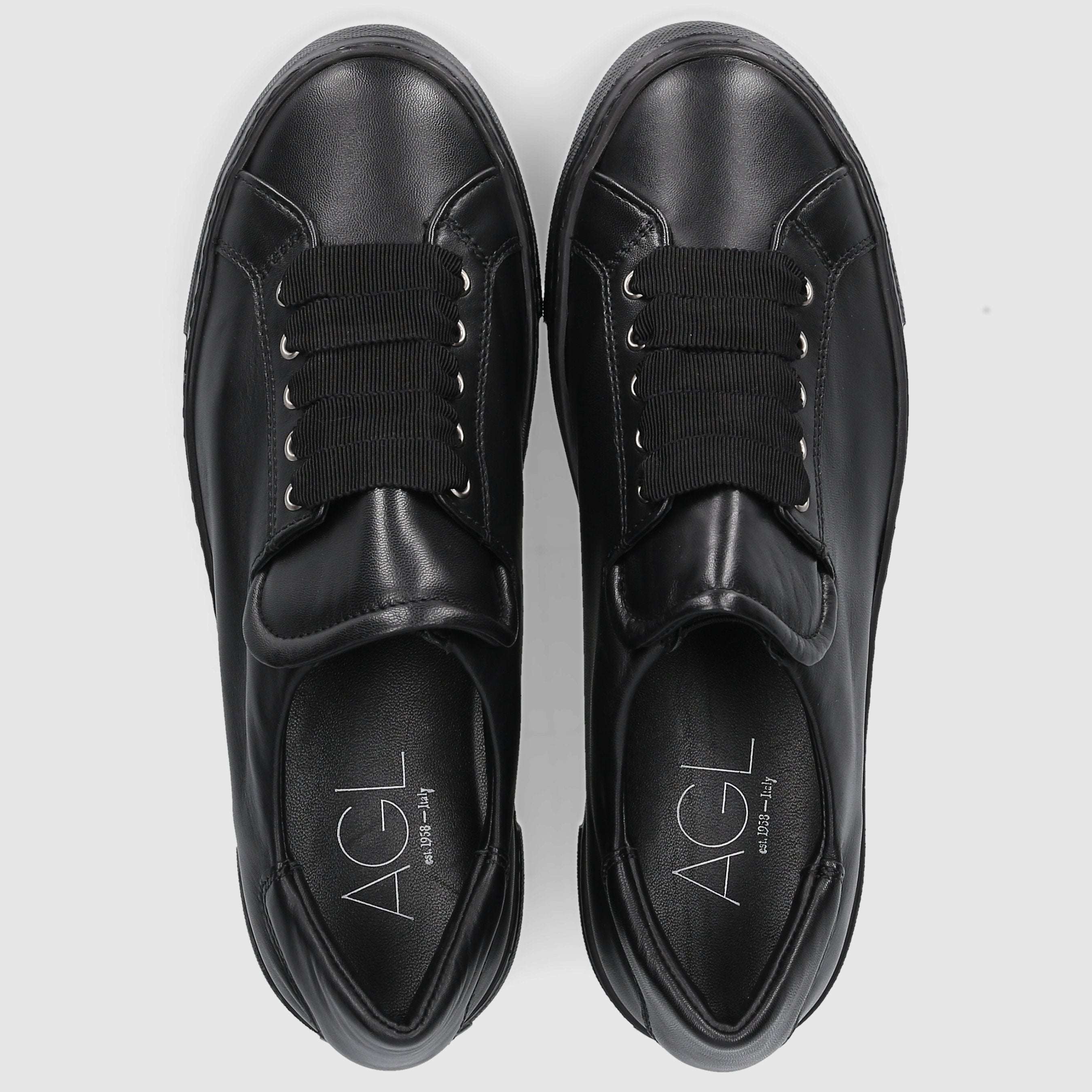 AGL Attilio Giusti Leombruni Damen Sneaker low D925278 Kalbsleder schwarz