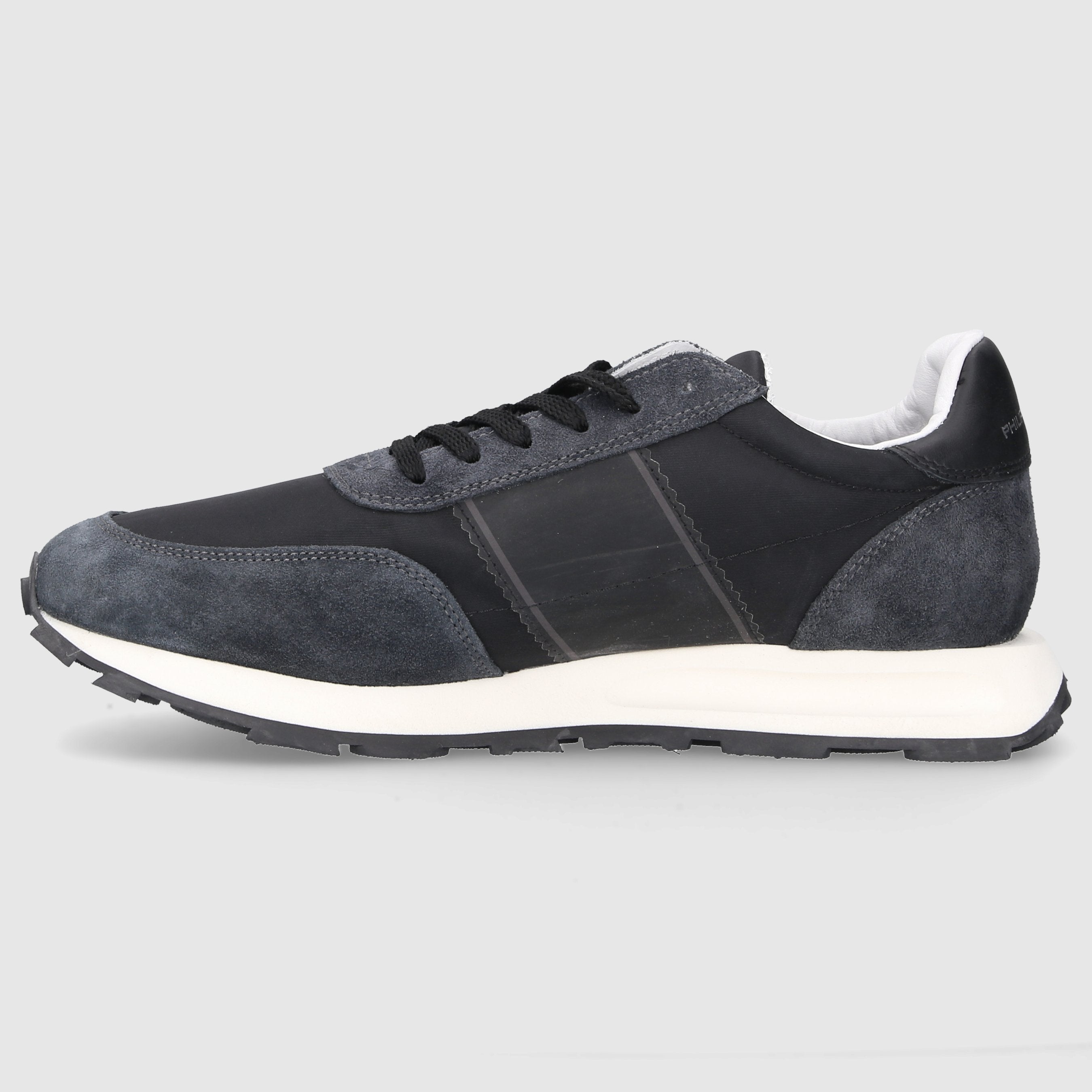 Philippe Model Herren Sneaker low TOUR Veloursleder schwarz-kombi