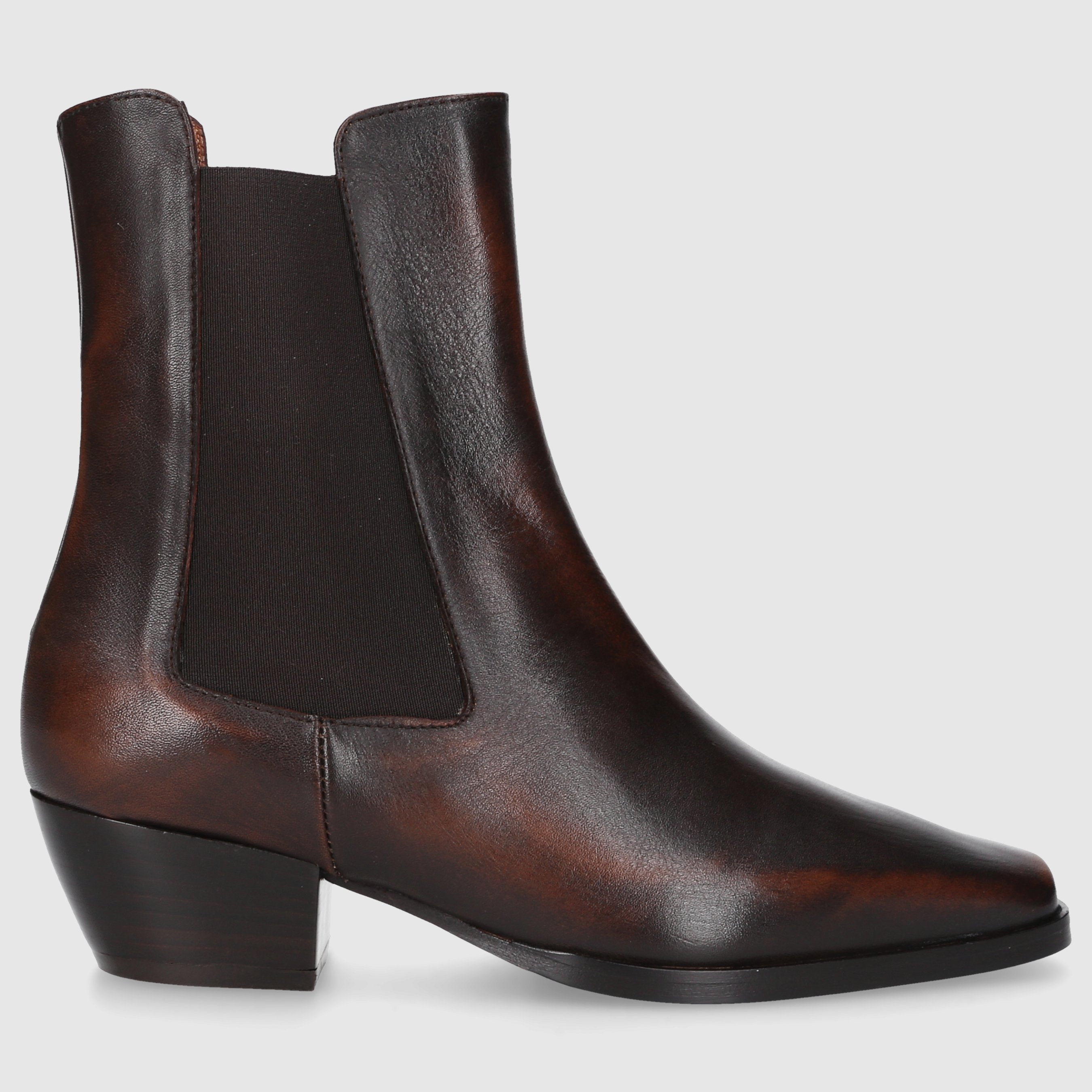 EN AVANT Damen Stiefeletten BT1695 Kalbsleder braun-kombi