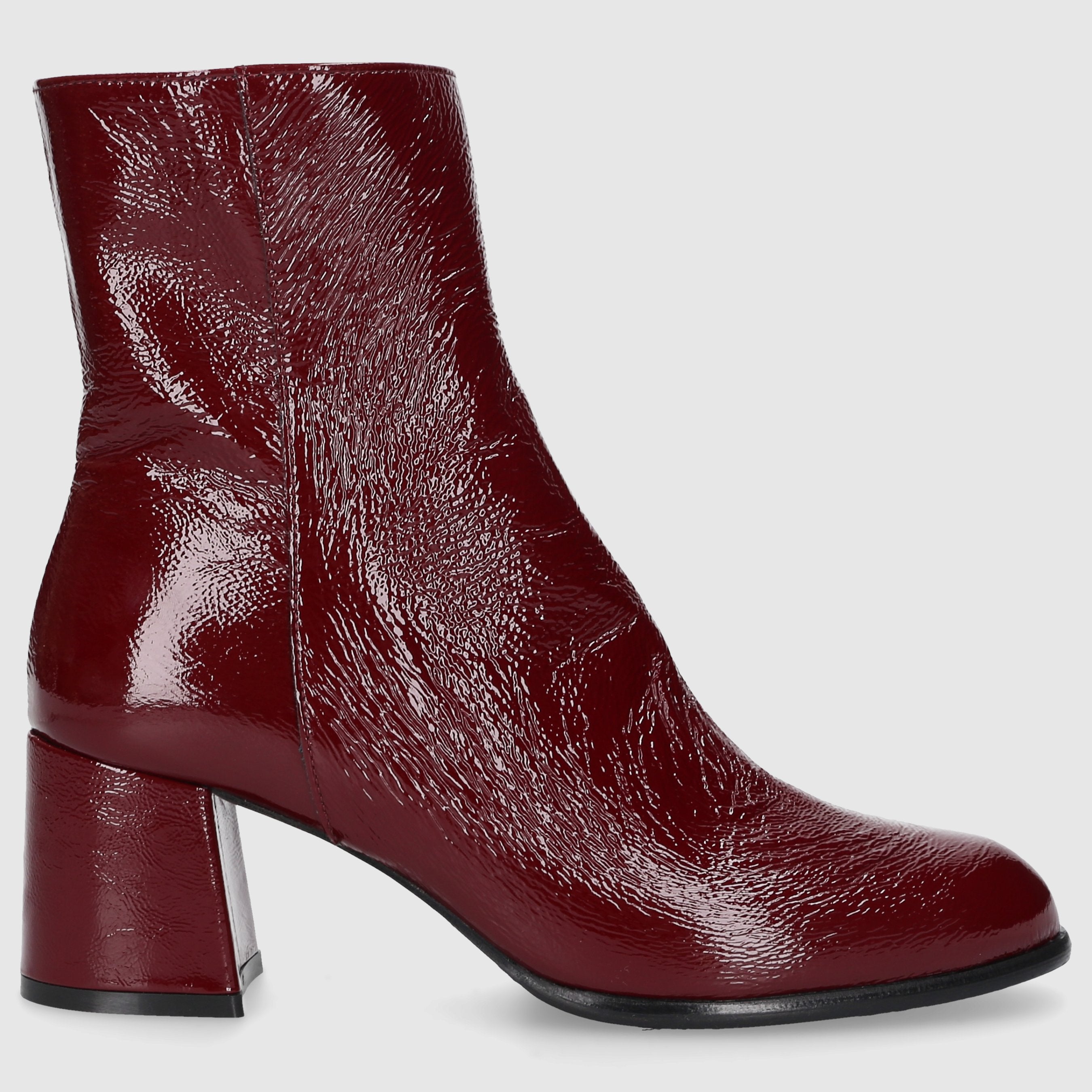 EN AVANT Damen Stiefeletten TR2435 Nappalackleder bordeaux
