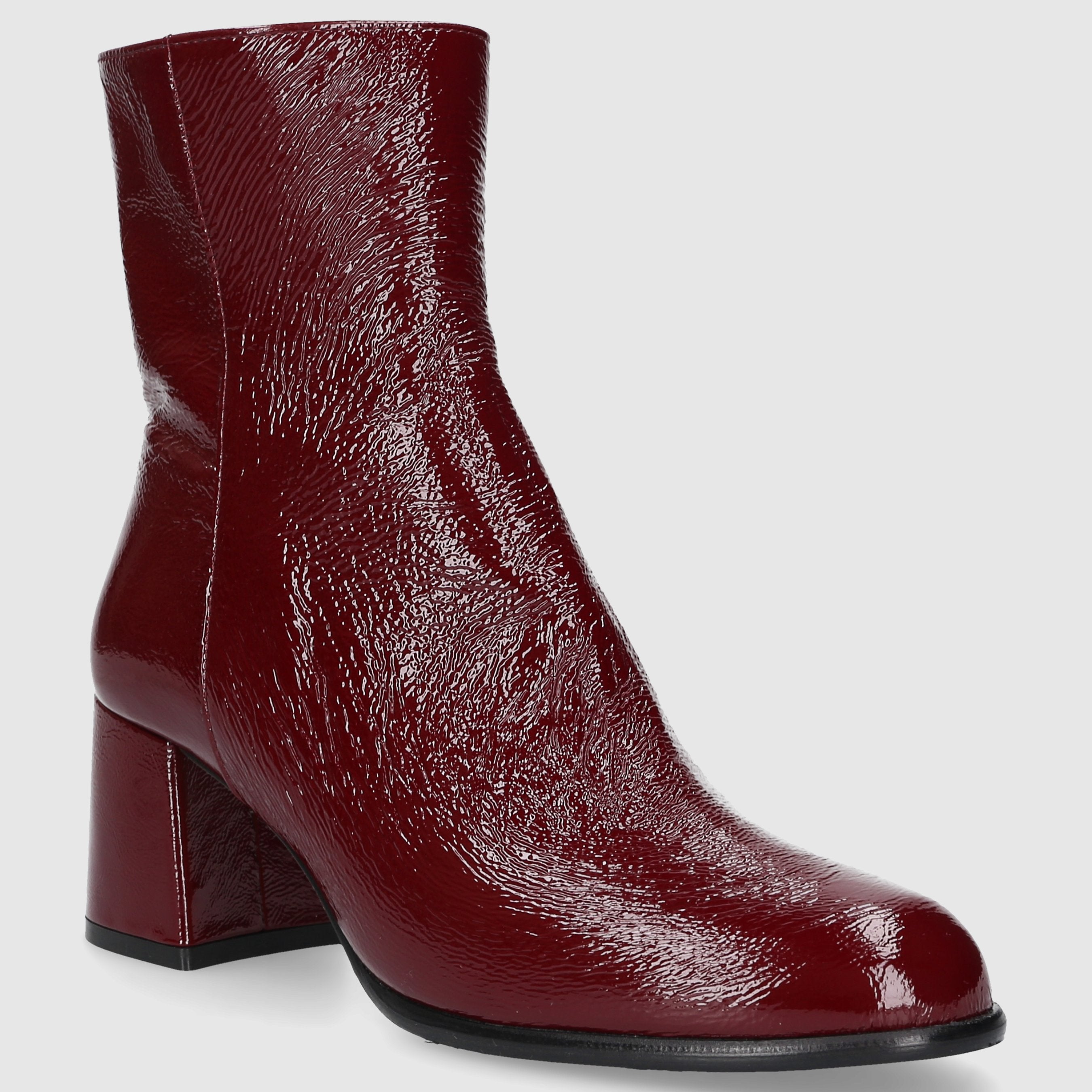EN AVANT Damen Stiefeletten TR2435 Nappalackleder bordeaux