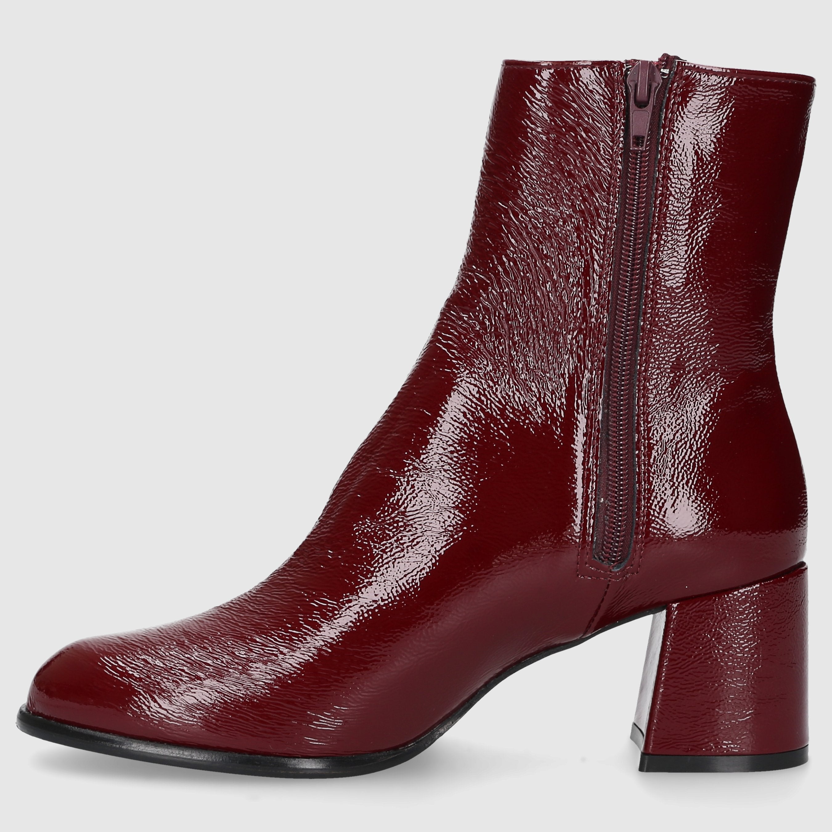 EN AVANT Damen Stiefeletten TR2435 Nappalackleder bordeaux
