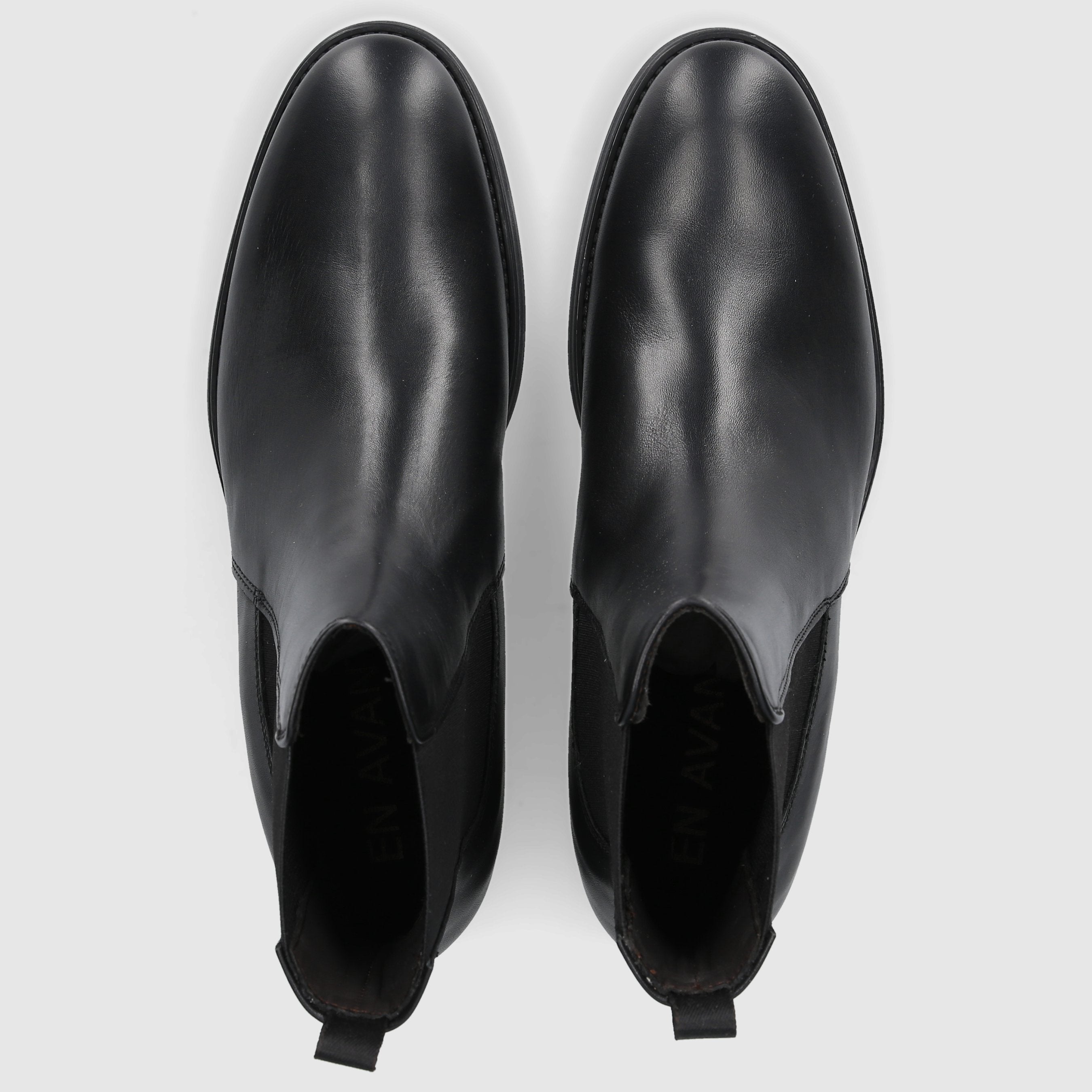 EN AVANT Damen Stiefeletten 599-17 Kalbsleder schwarz