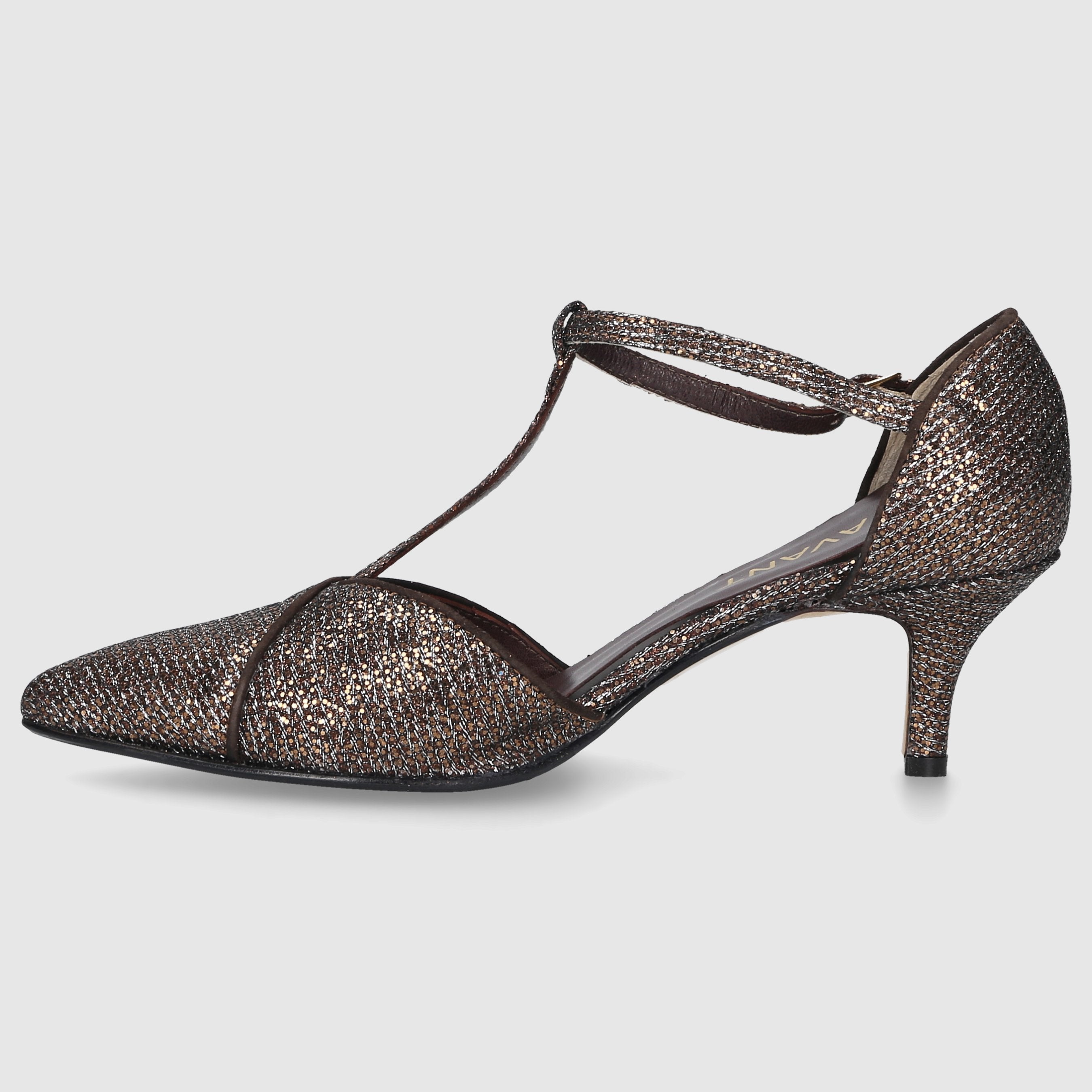 EN AVANT Damen Pumps DE2413 Materialmix bronze