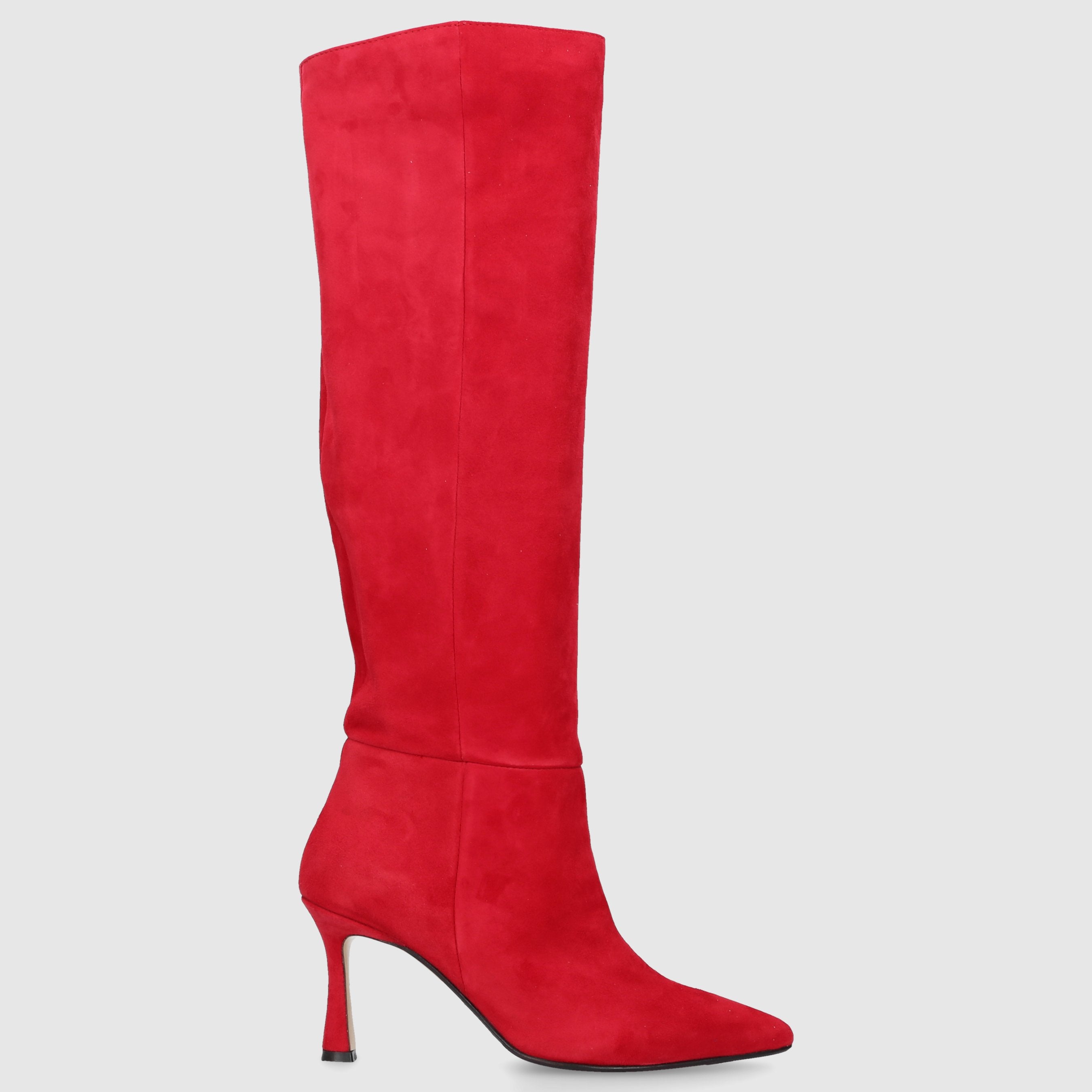 EN AVANT Damen Stiefel ST1676 Veloursleder rot