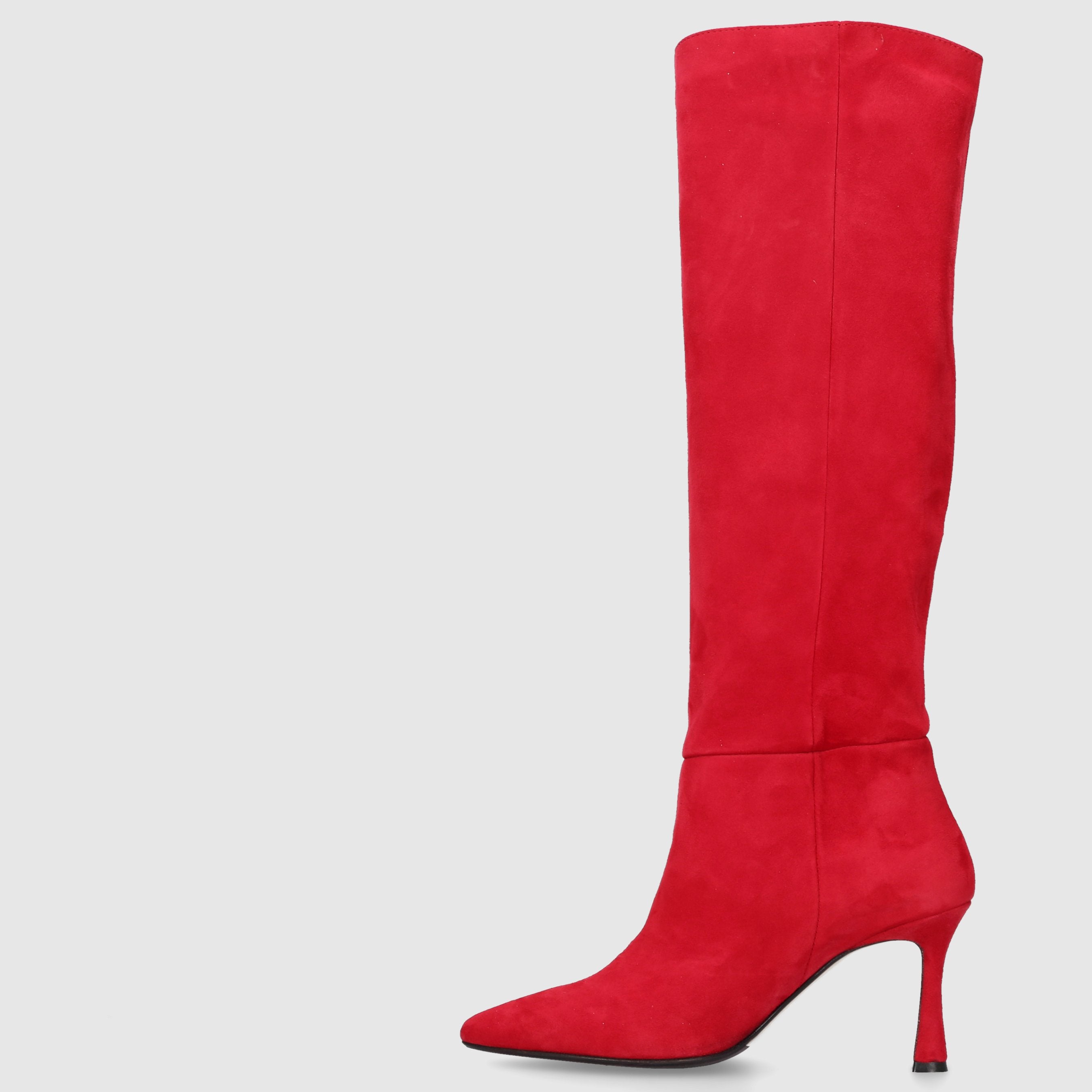 EN AVANT Damen Stiefel ST1676 Veloursleder rot