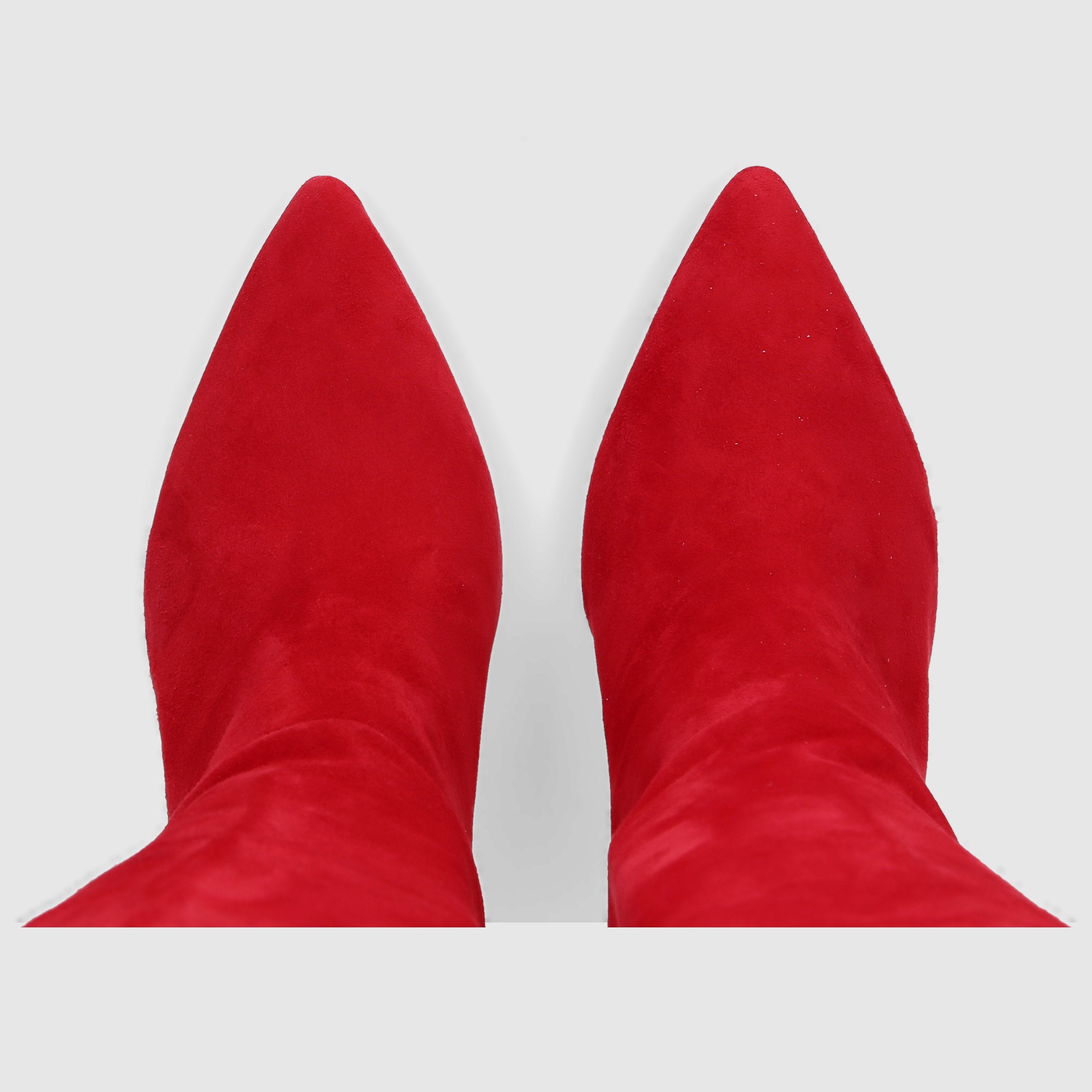 EN AVANT Damen Stiefel ST1676 Veloursleder rot