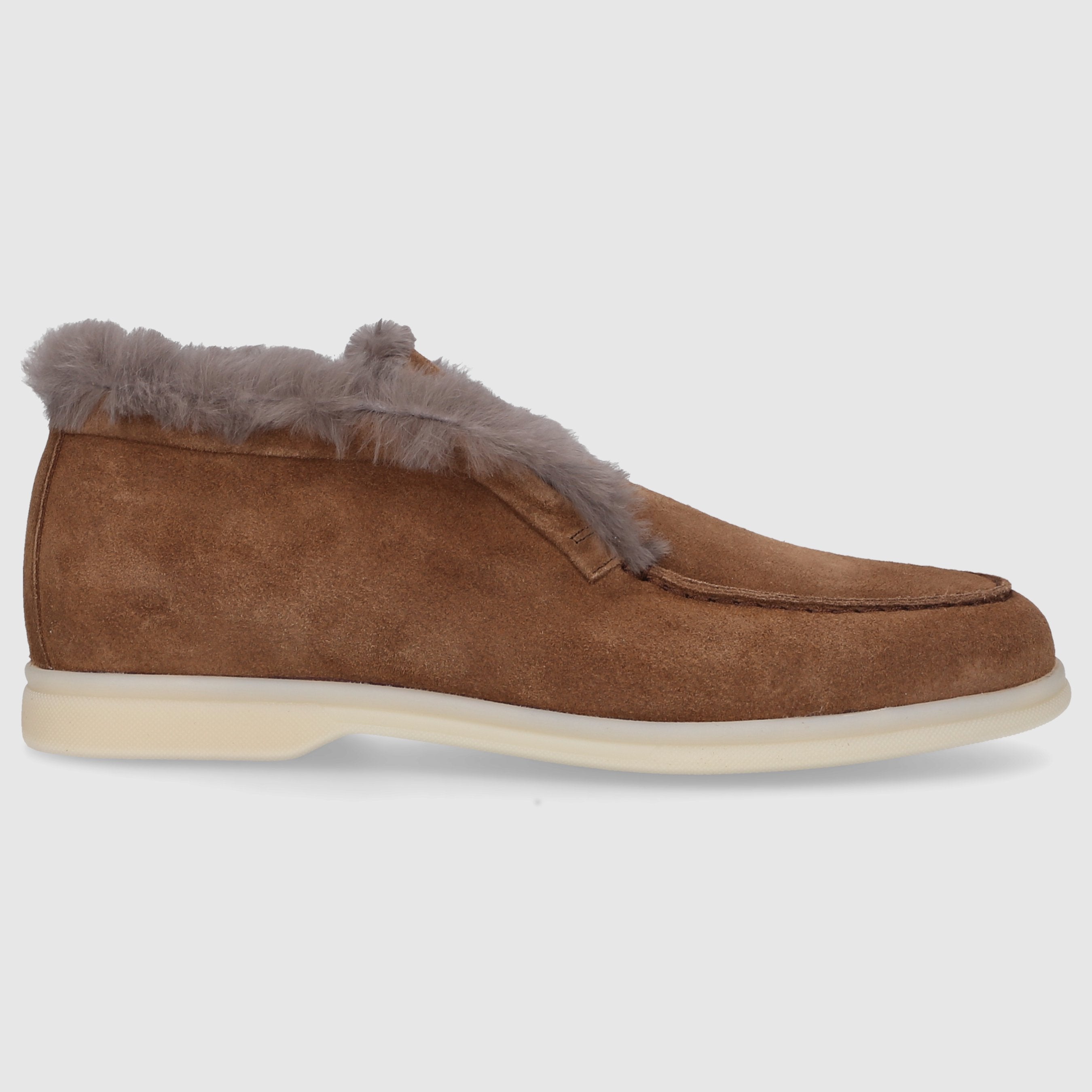 EN AVANT Damen Stiefeletten 772-06M Veloursleder braun-kombi