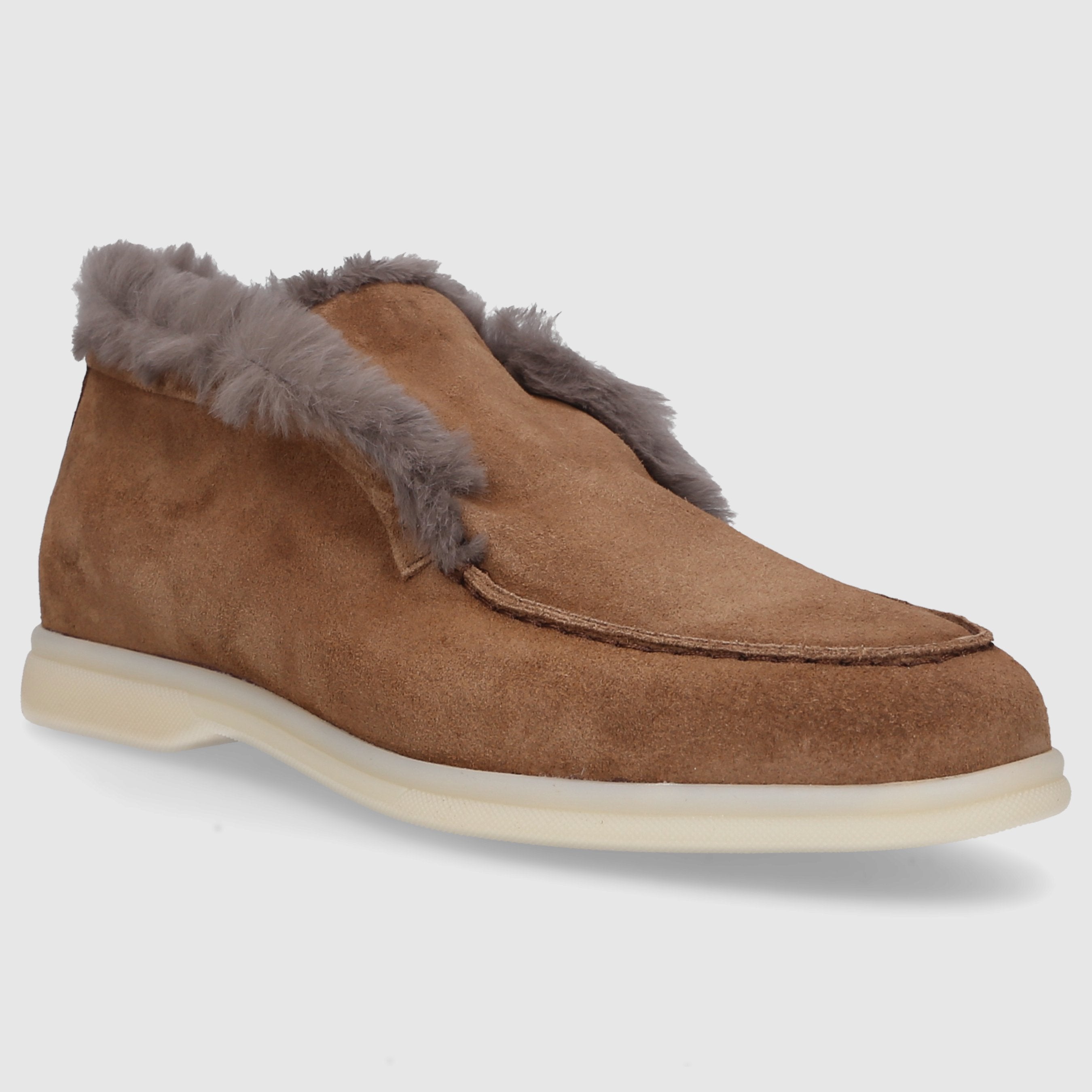 EN AVANT Damen Stiefeletten 772-06M Veloursleder braun-kombi
