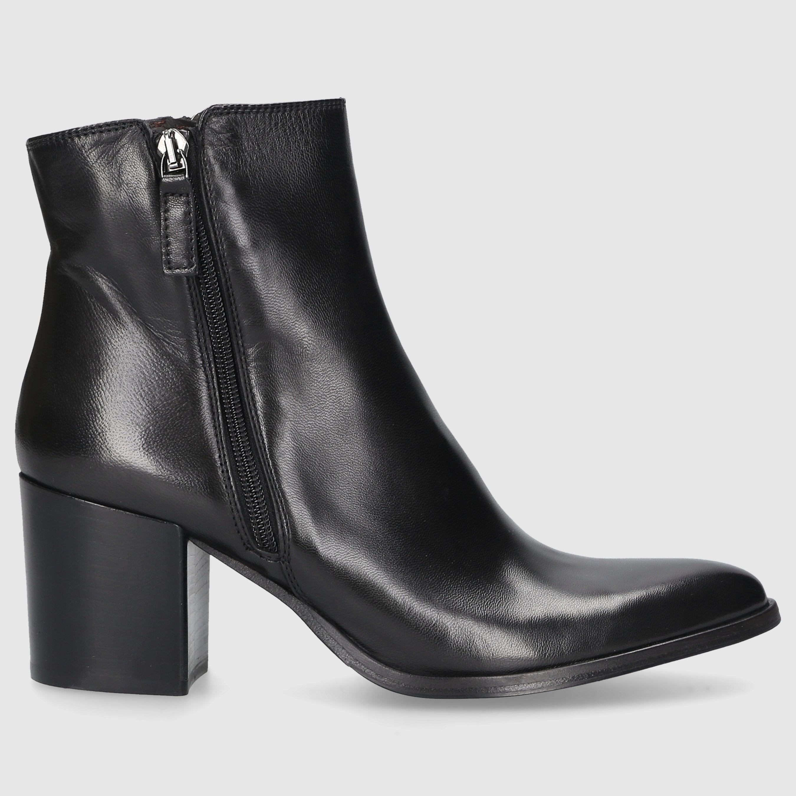 EN AVANT Damen Stiefelette 595-21 Kalbsleder schwarz