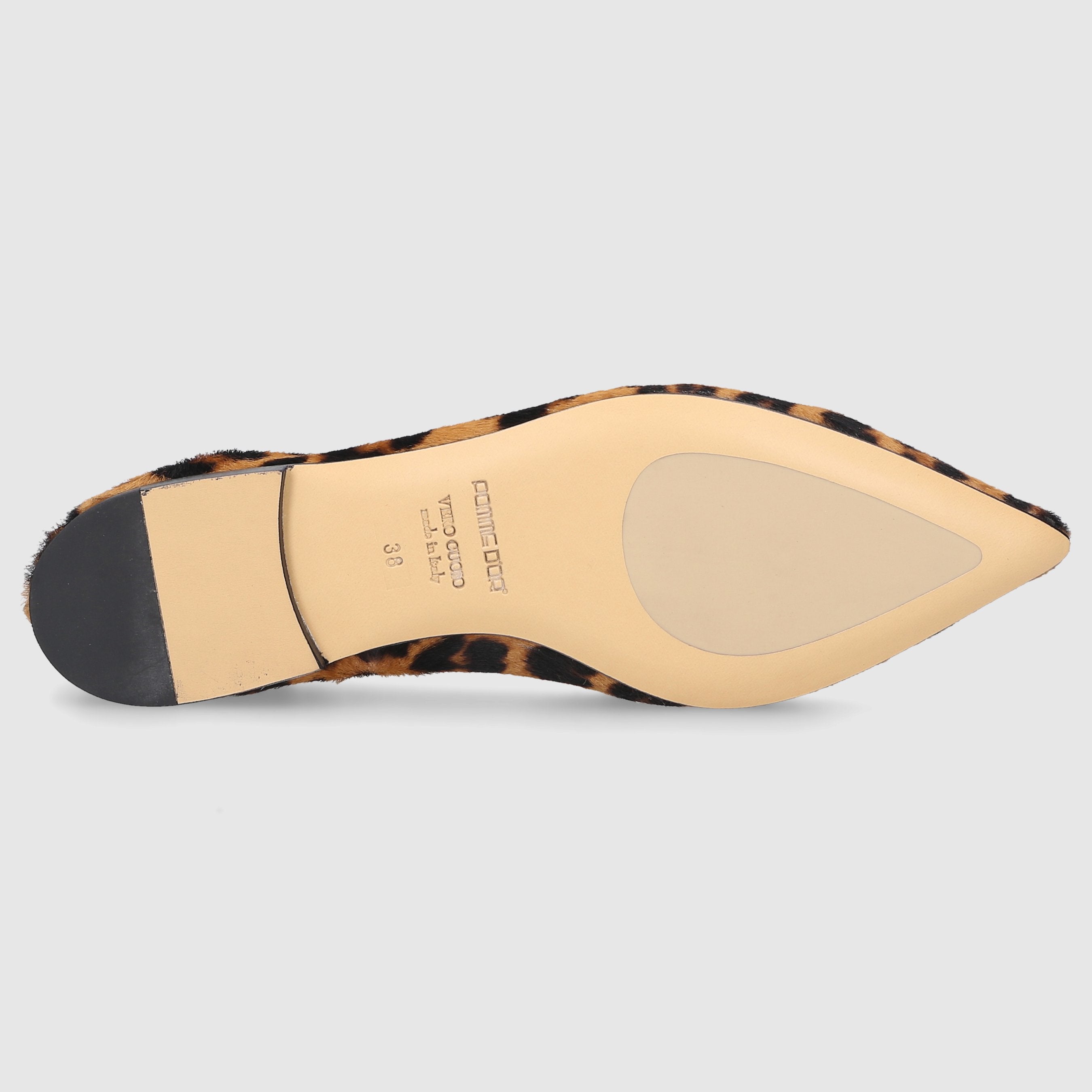Pomme D`OR Damen Ballerinas 1000U Materialmix Leo