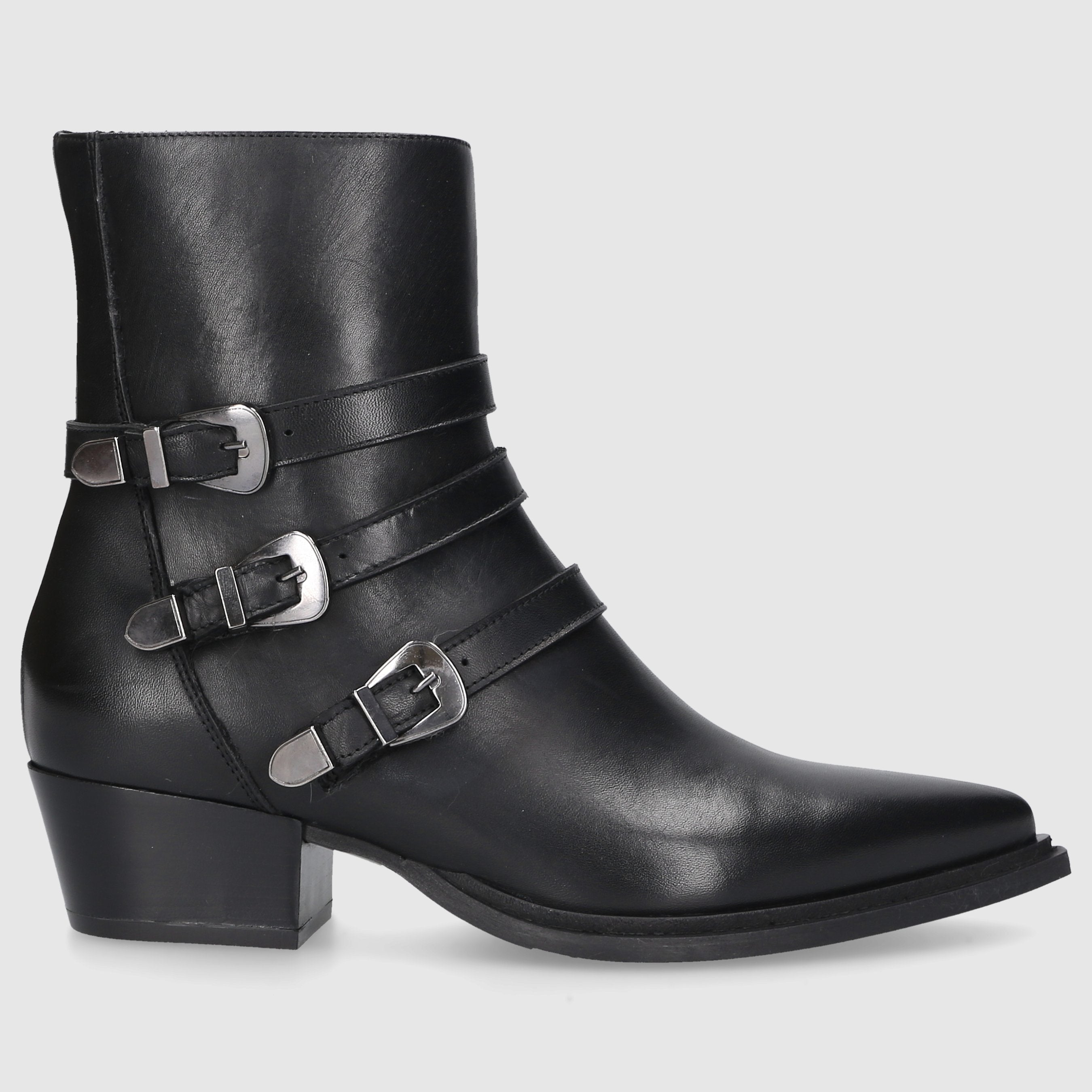 EN AVANT Damen Stiefeletten 3501 Kalbsleder schwarz