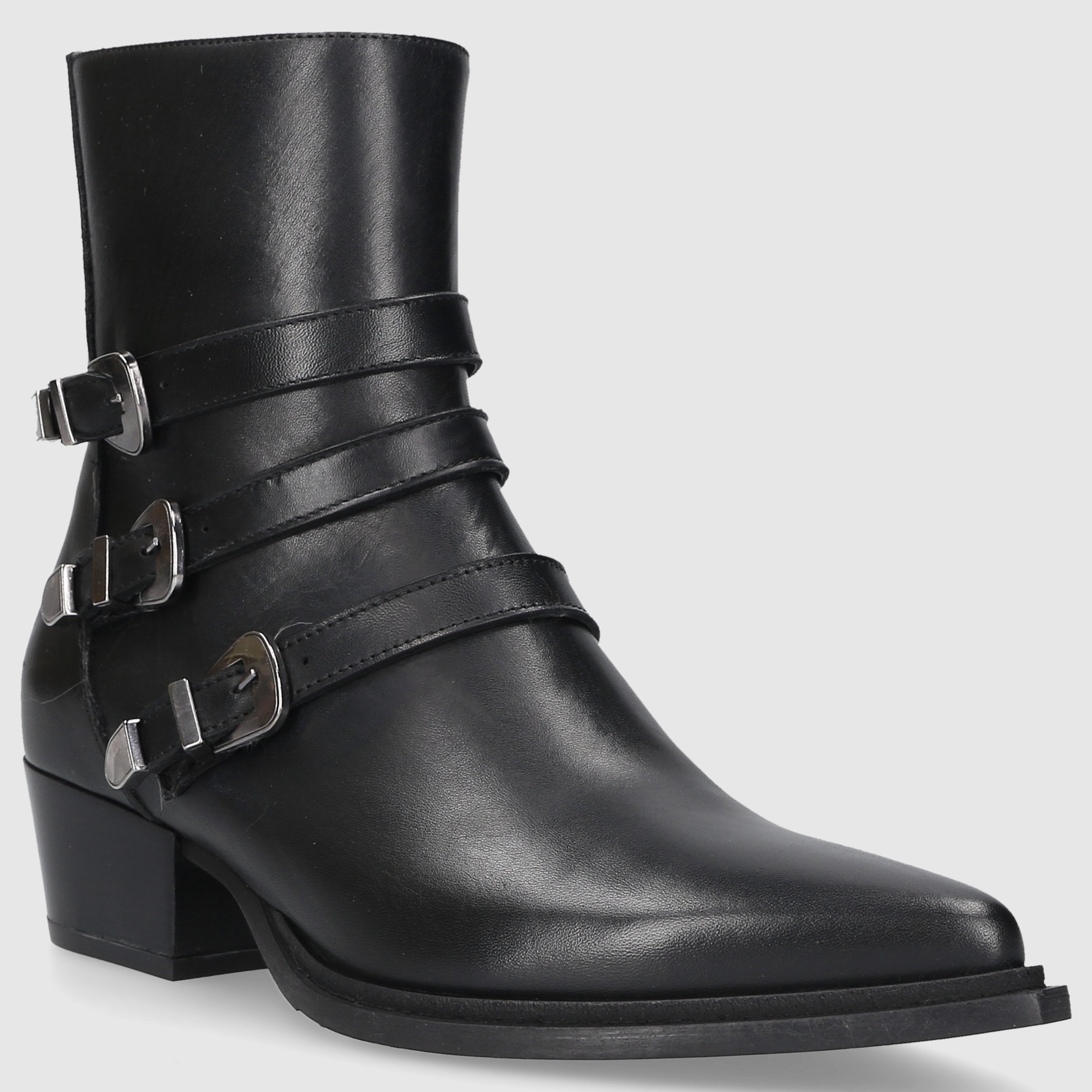 EN AVANT Damen Stiefeletten 3501 Kalbsleder schwarz