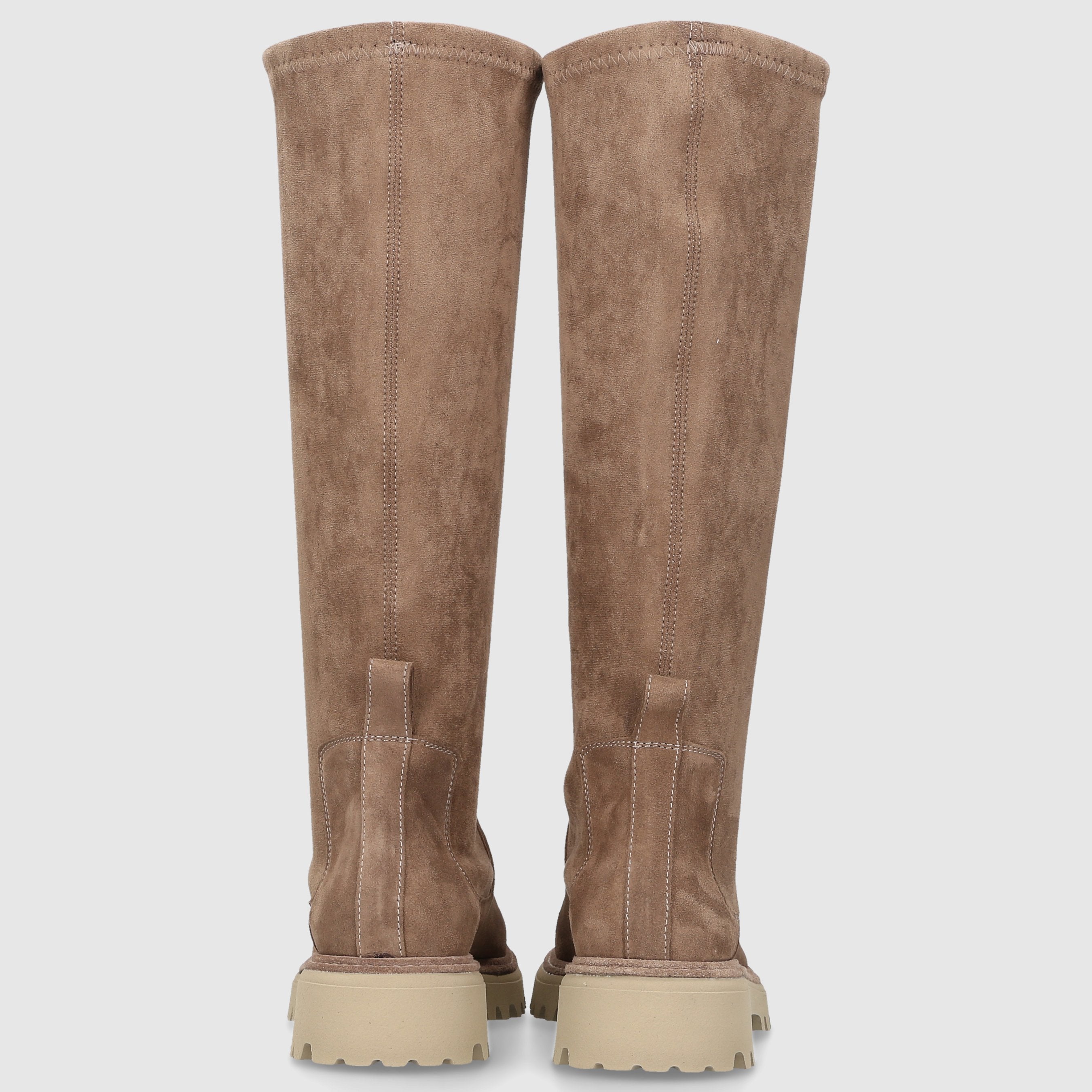 EN AVANT Damen Stiefel C231 Veloursleder taupe
