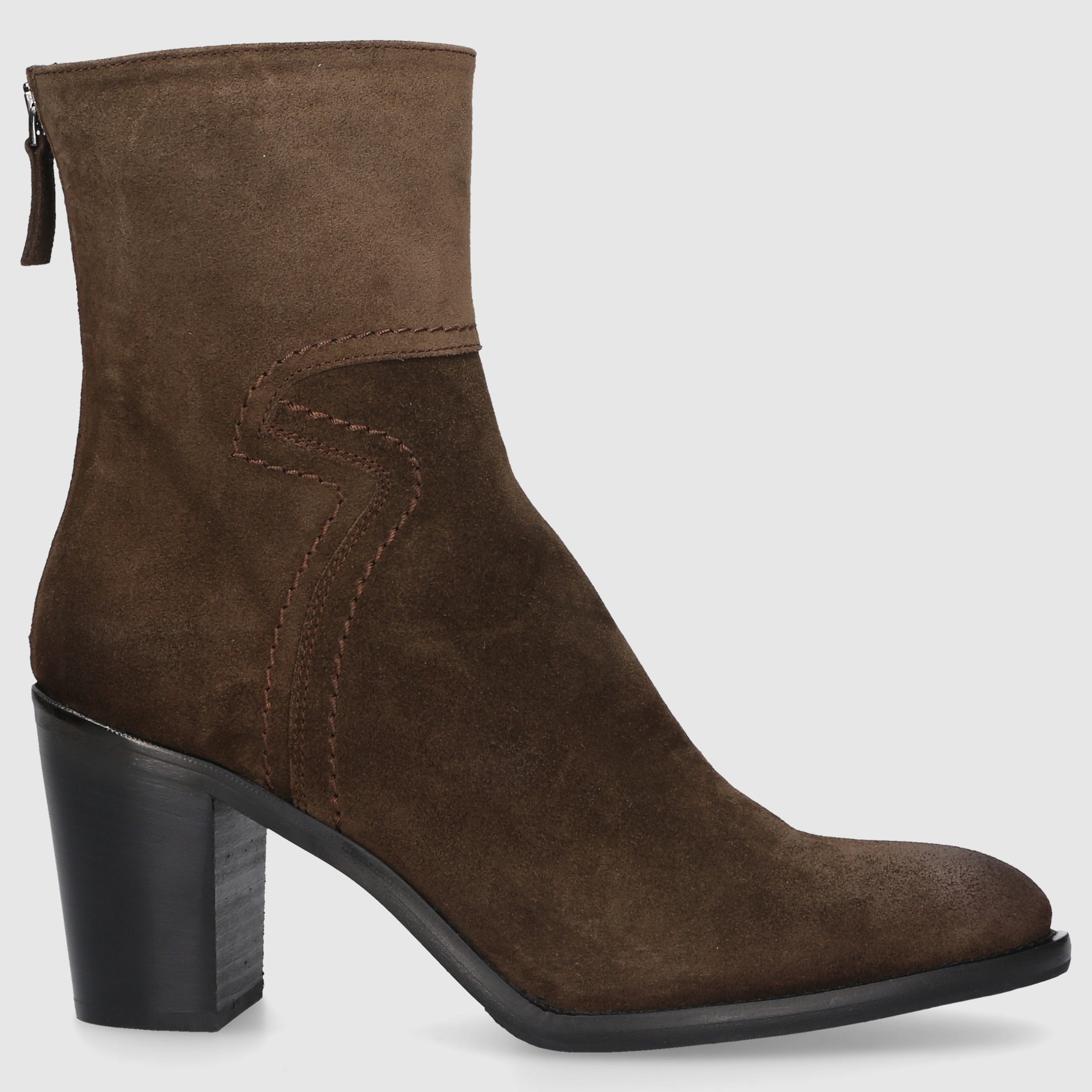 EN AVANT Damen Stiefeletten 706-03 Wildleder braun