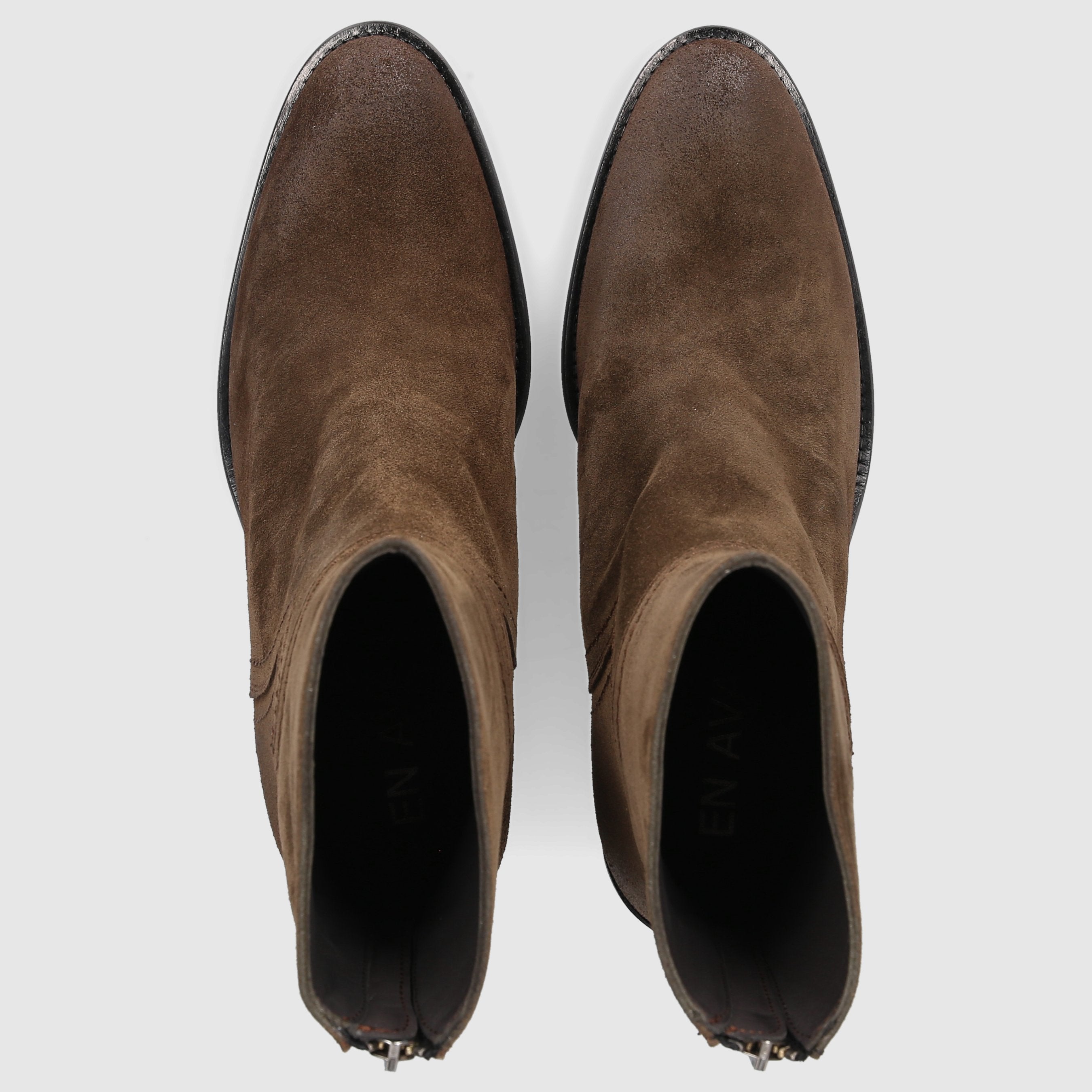 EN AVANT Damen Stiefeletten 706-03 Wildleder braun
