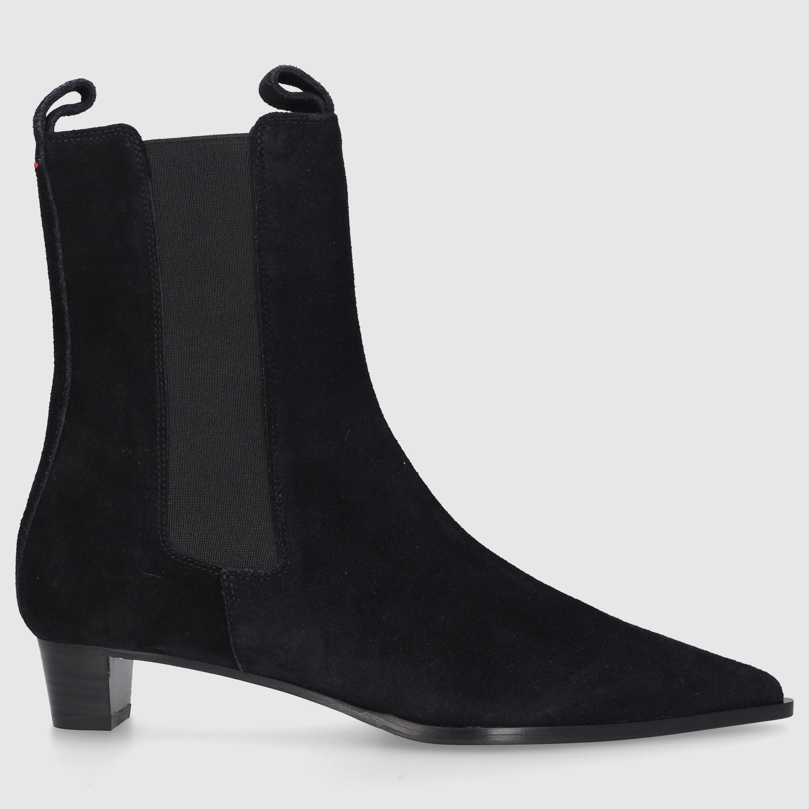 Aeyde Damen Chelsea Boot KIKI Veloursleder schwarz