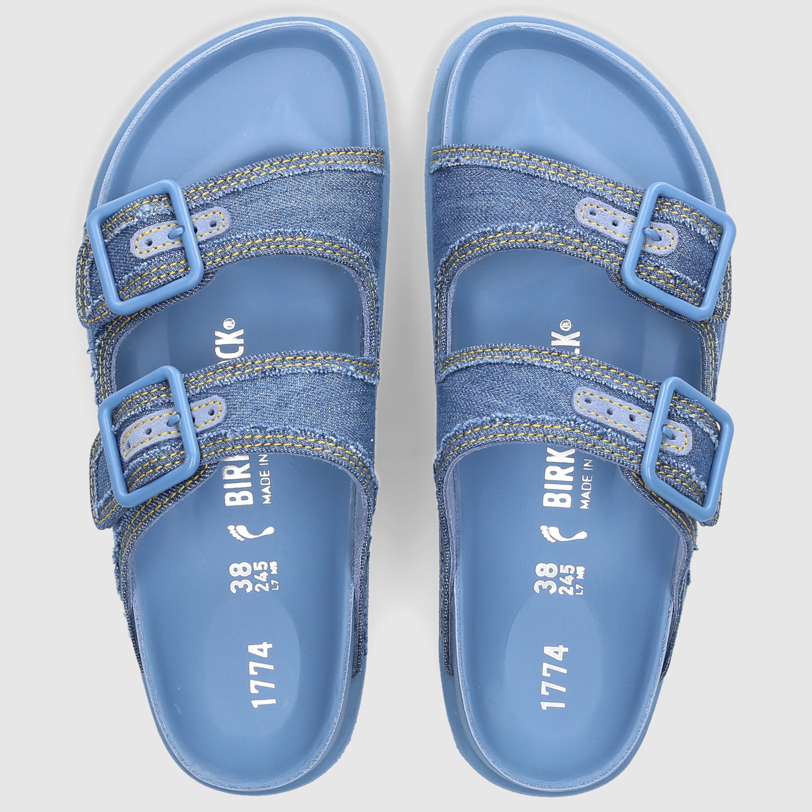 Birkenstock Damen Sandalen 1774 Denim hellblau