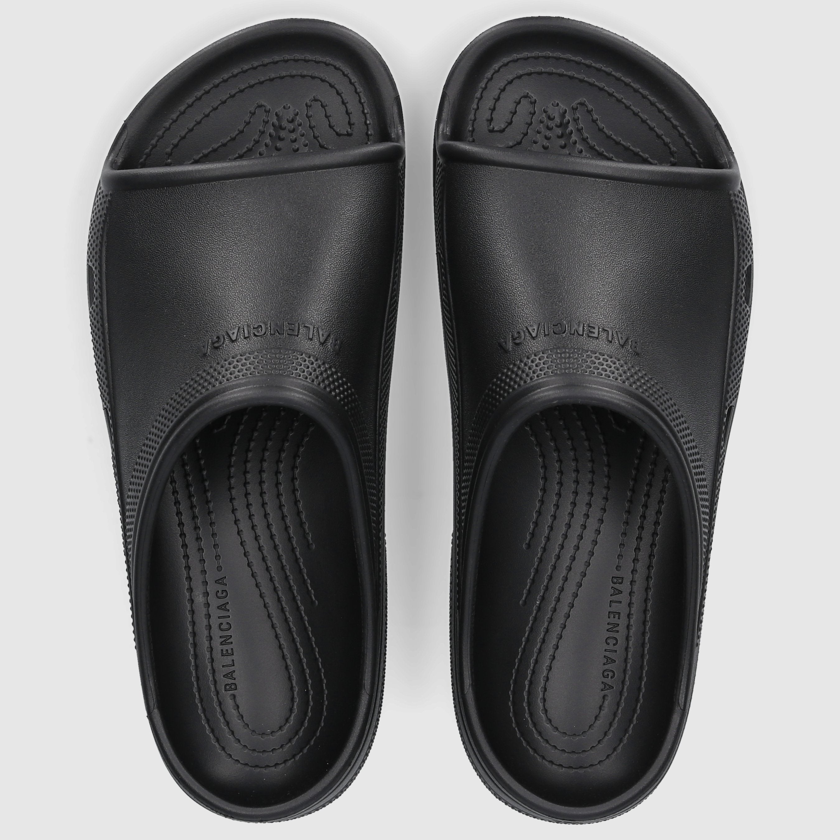 Balenciaga Herren Crocs 793445 TPU schwarz