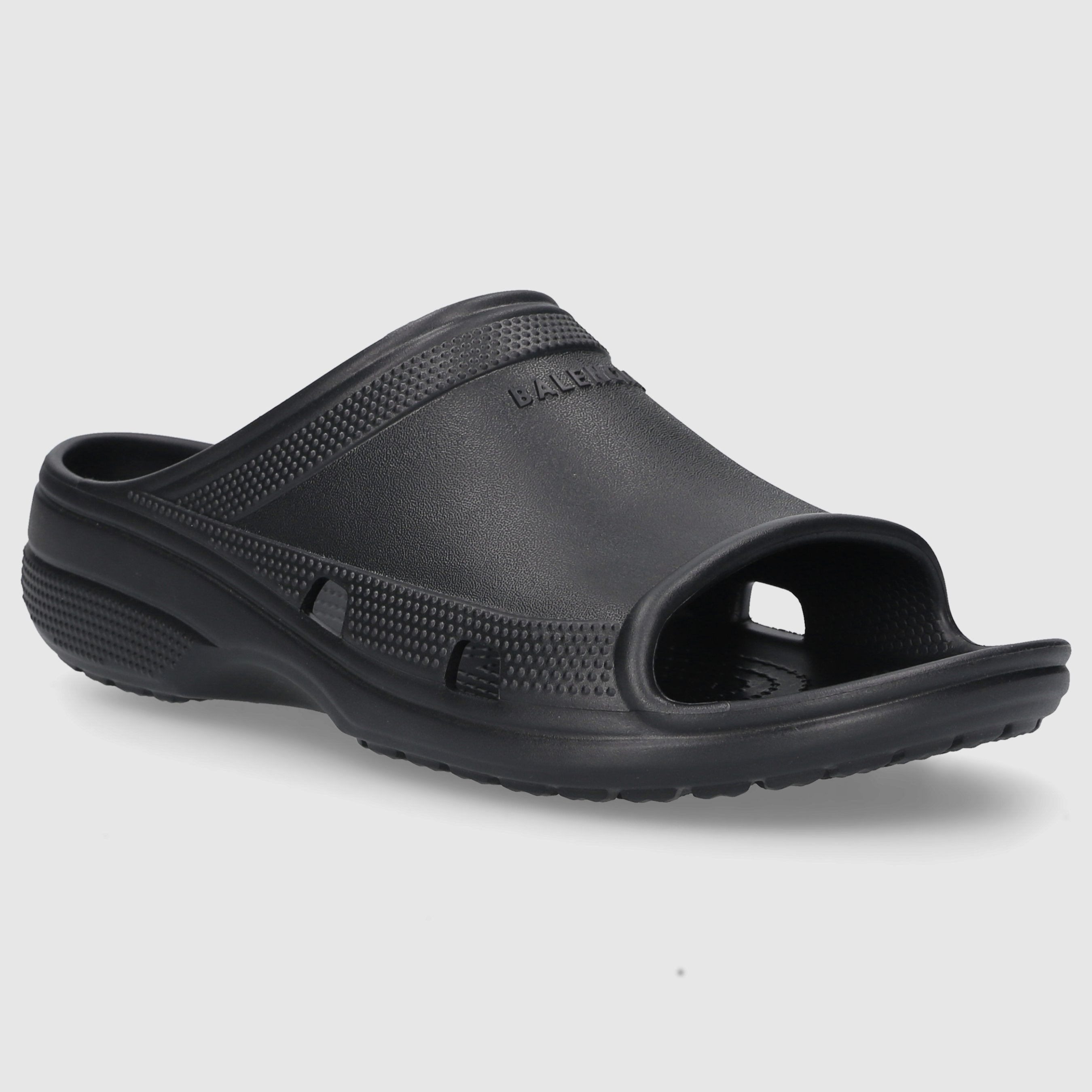 Balenciaga Herren Crocs 793445 TPU schwarz