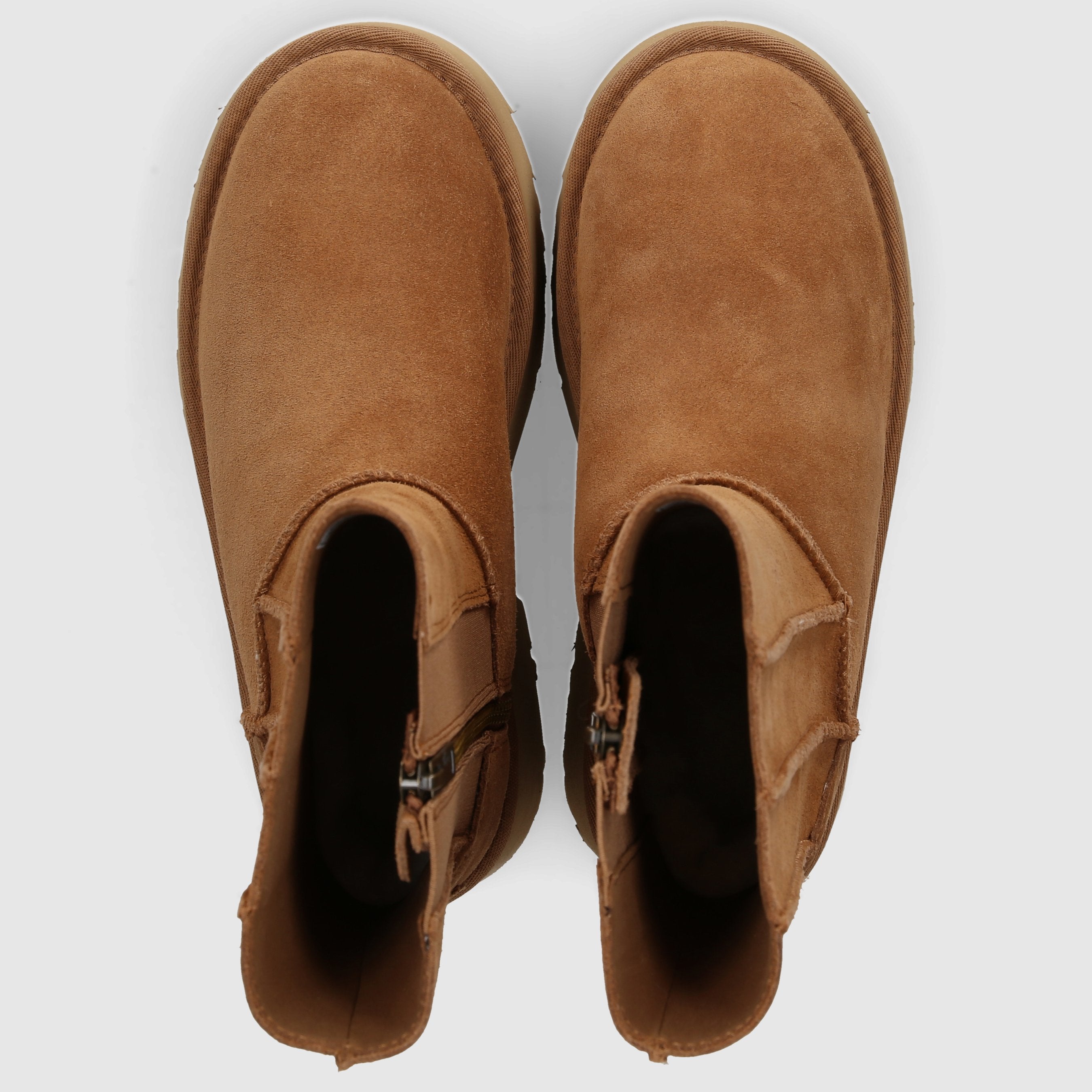 UGG Damen Stiefeletten CLASSIC TWIN SEAM NEW HEIGHTS Veloursleder braun