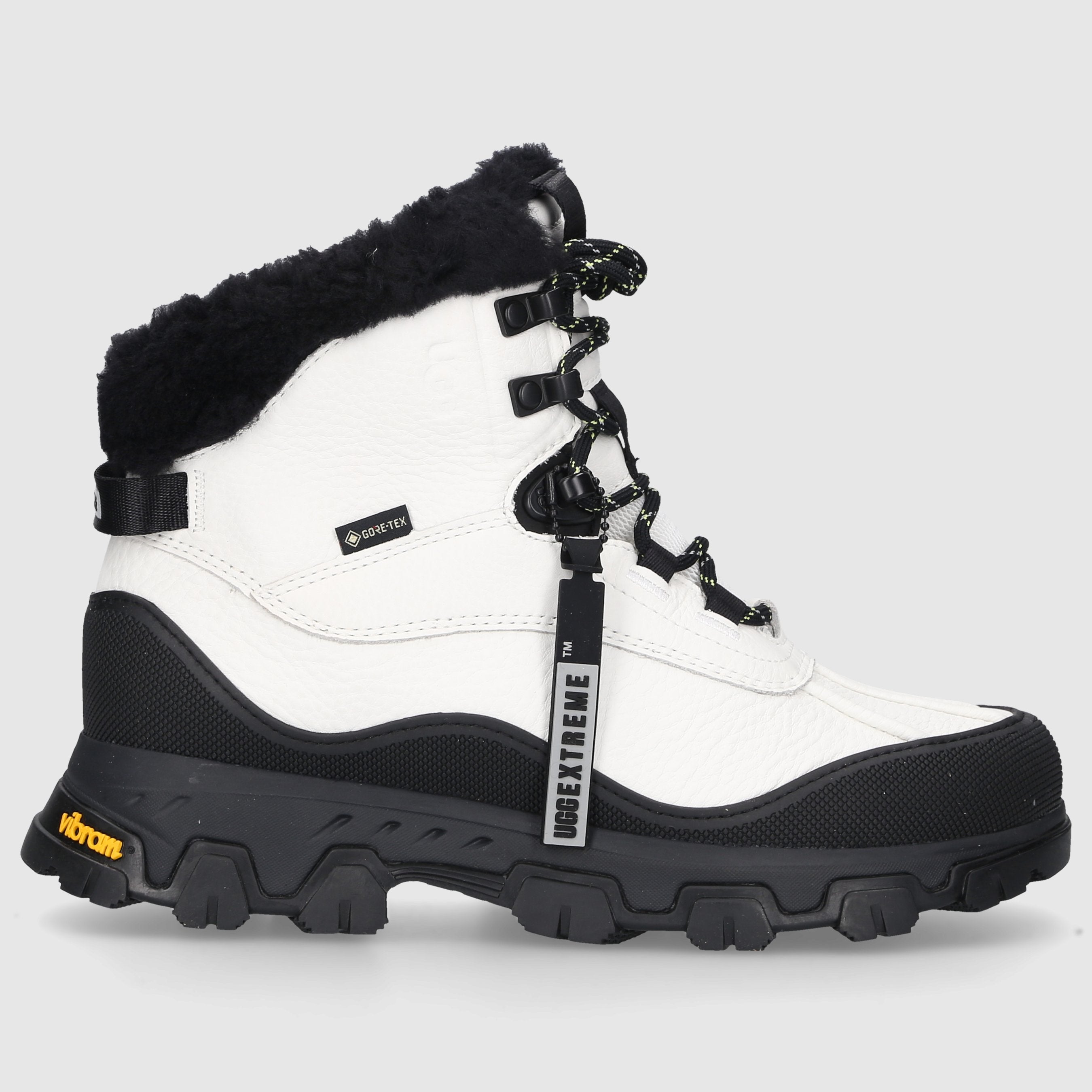 UGG Damen Stiefeletten ADIRONDACK MERIDIAN HIKER Kalbsleder Weiß-kombi