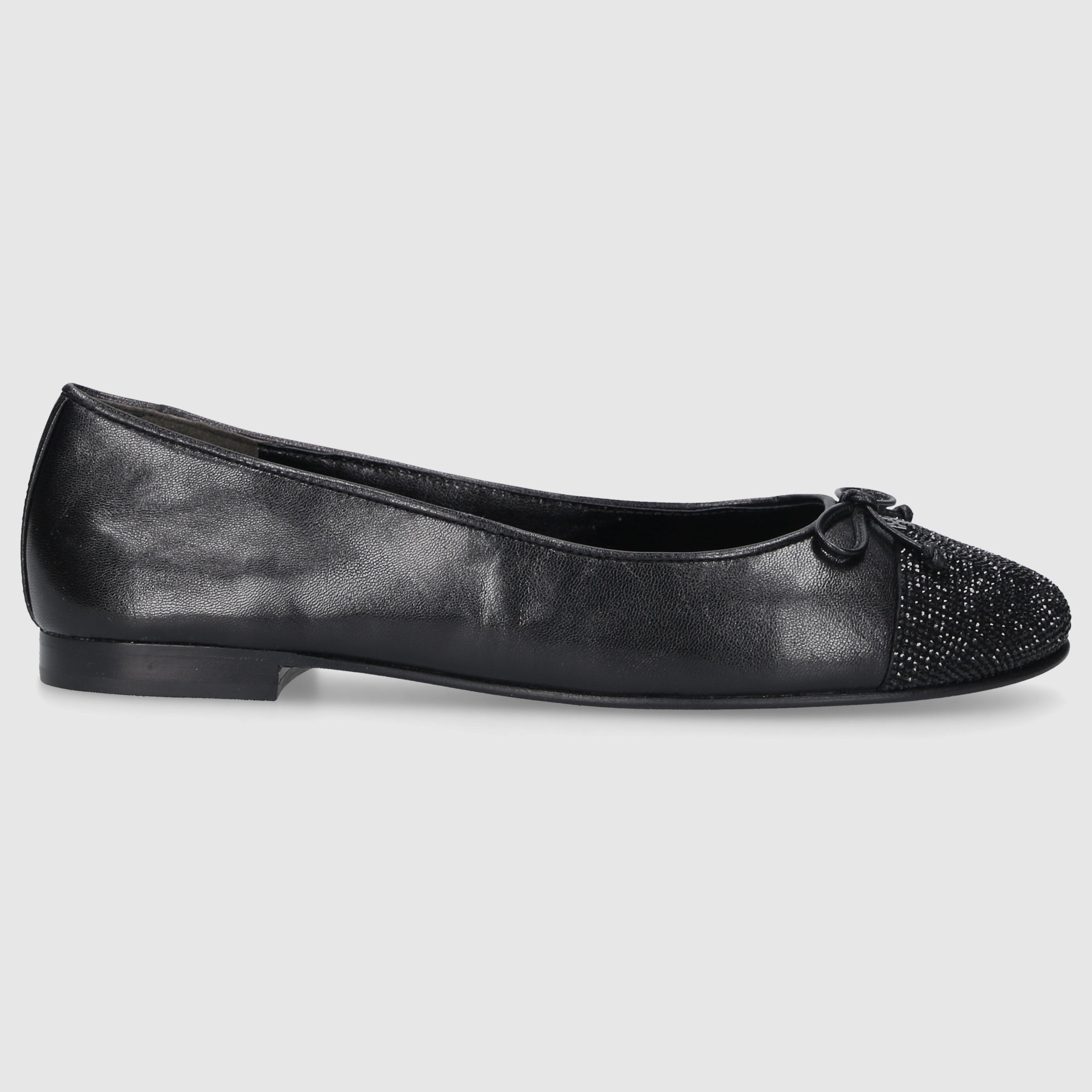 Tory Burch Damen Ballerinas 166214 Kalbsleder schwarz
