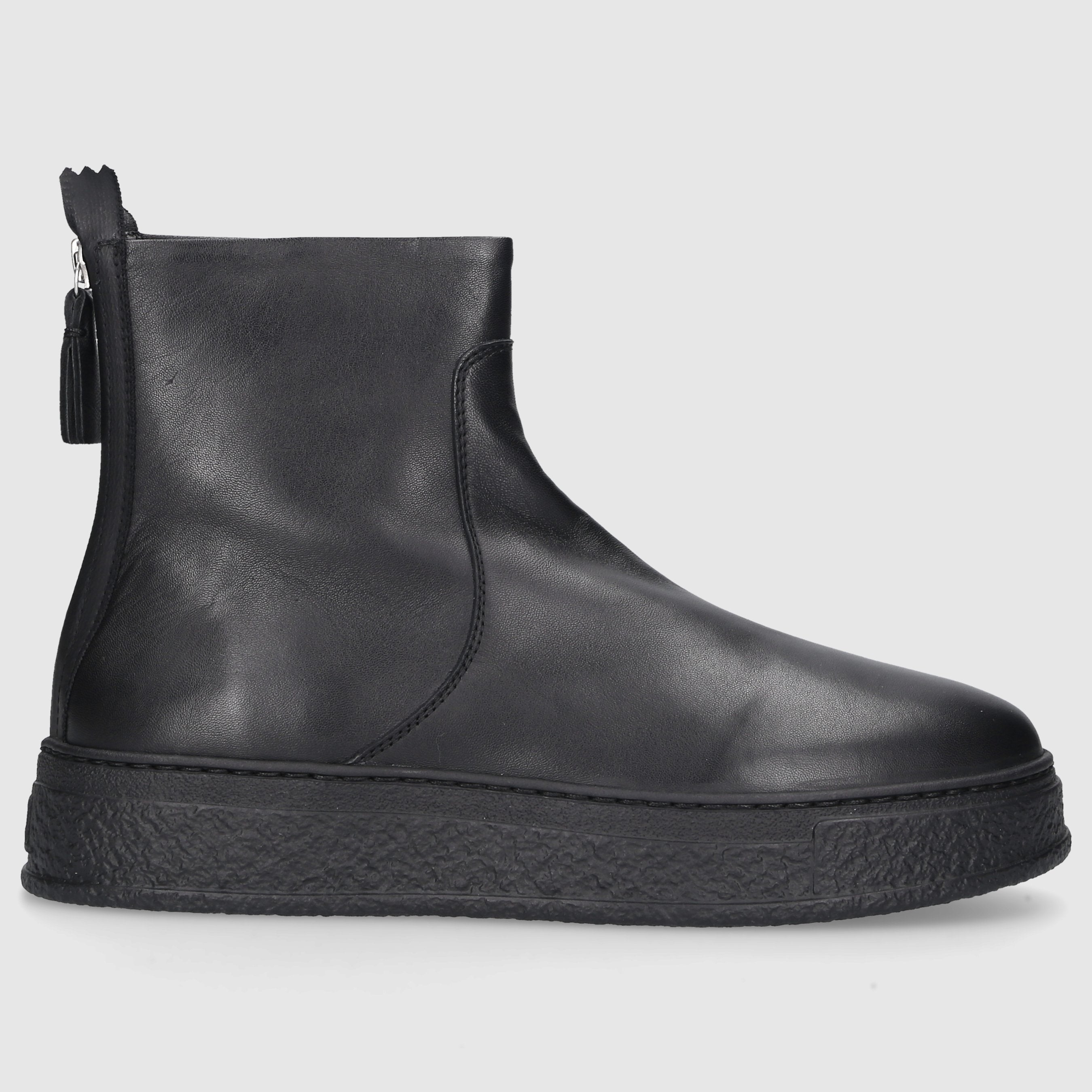 AGL Attilio Giusti Leombruni Damen Stiefeletten D946500 Kalbsleder schwarz