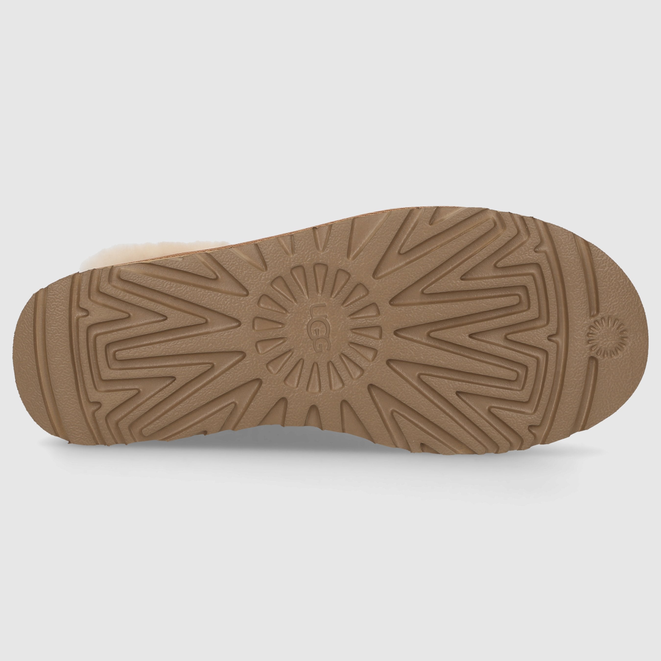 UGG Damen Stiefeletten CLASSIC MINI ALPINE Veloursleder braun-kombi