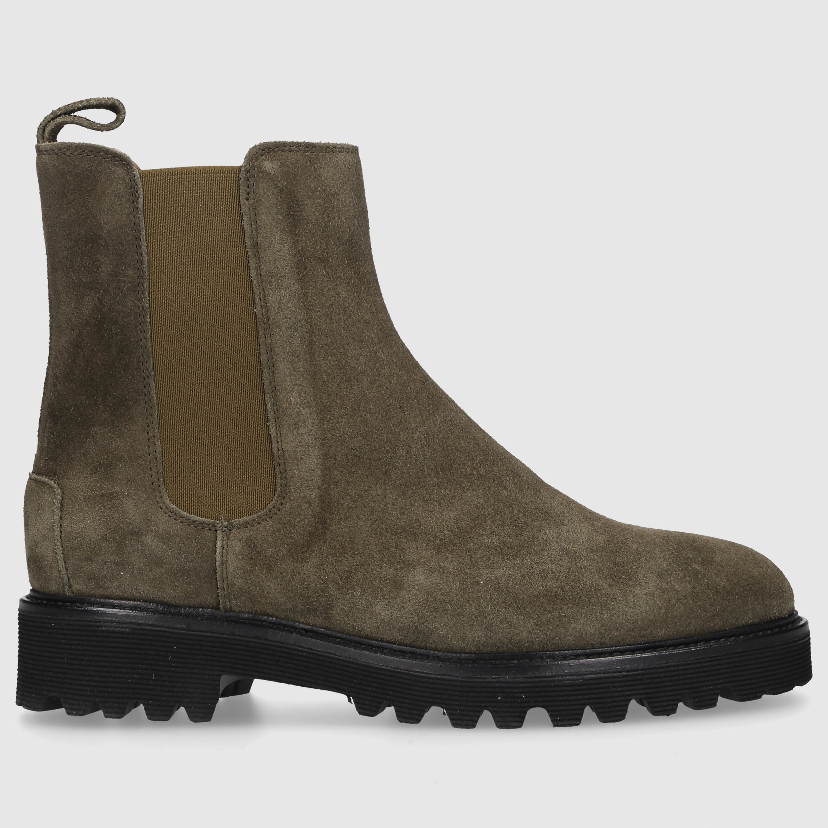 EN AVANT Damen Stiefeletten D060000-417 Veloursleder grün