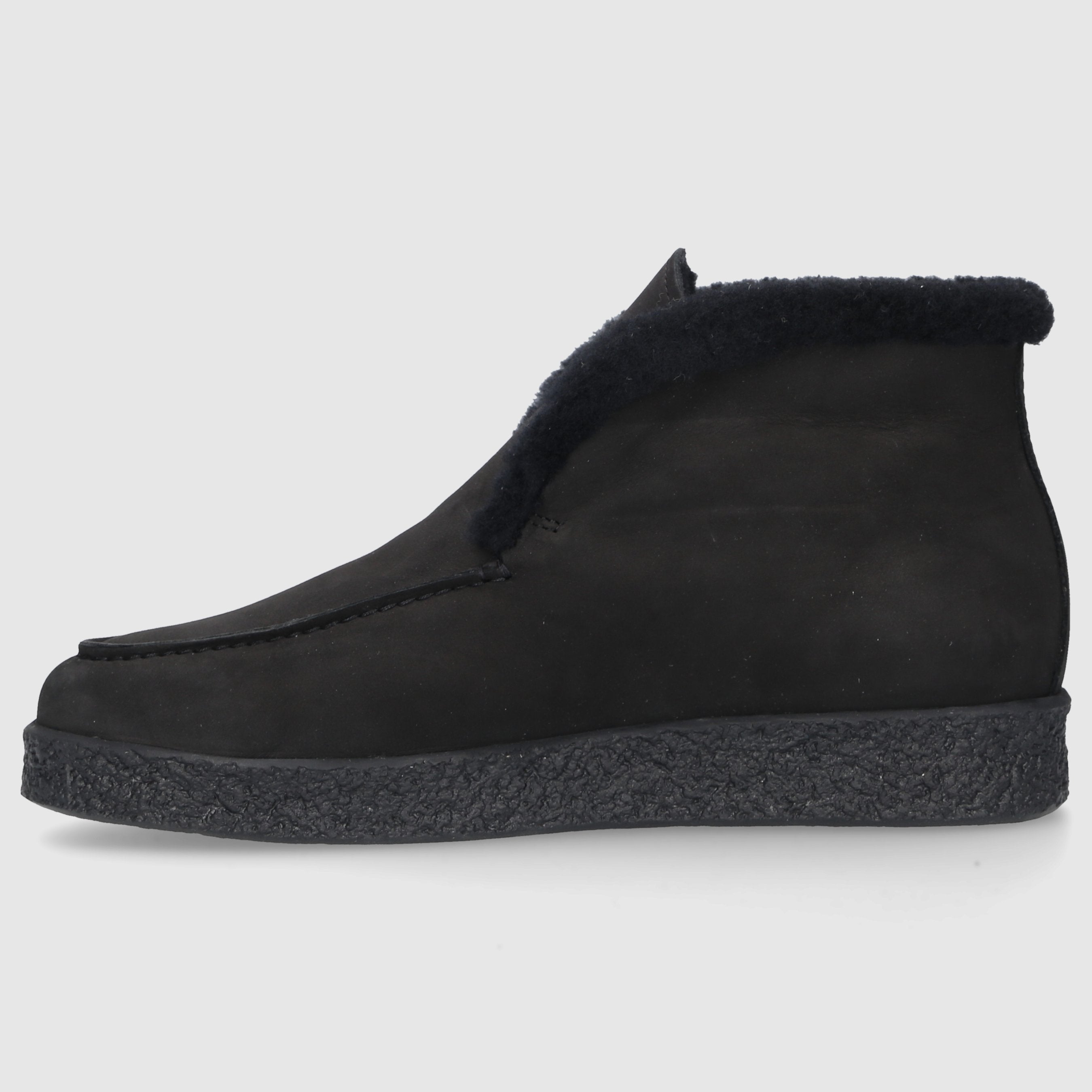 EN AVANT Damen Stiefeletten D0320006-618 Nubukleder schwarz